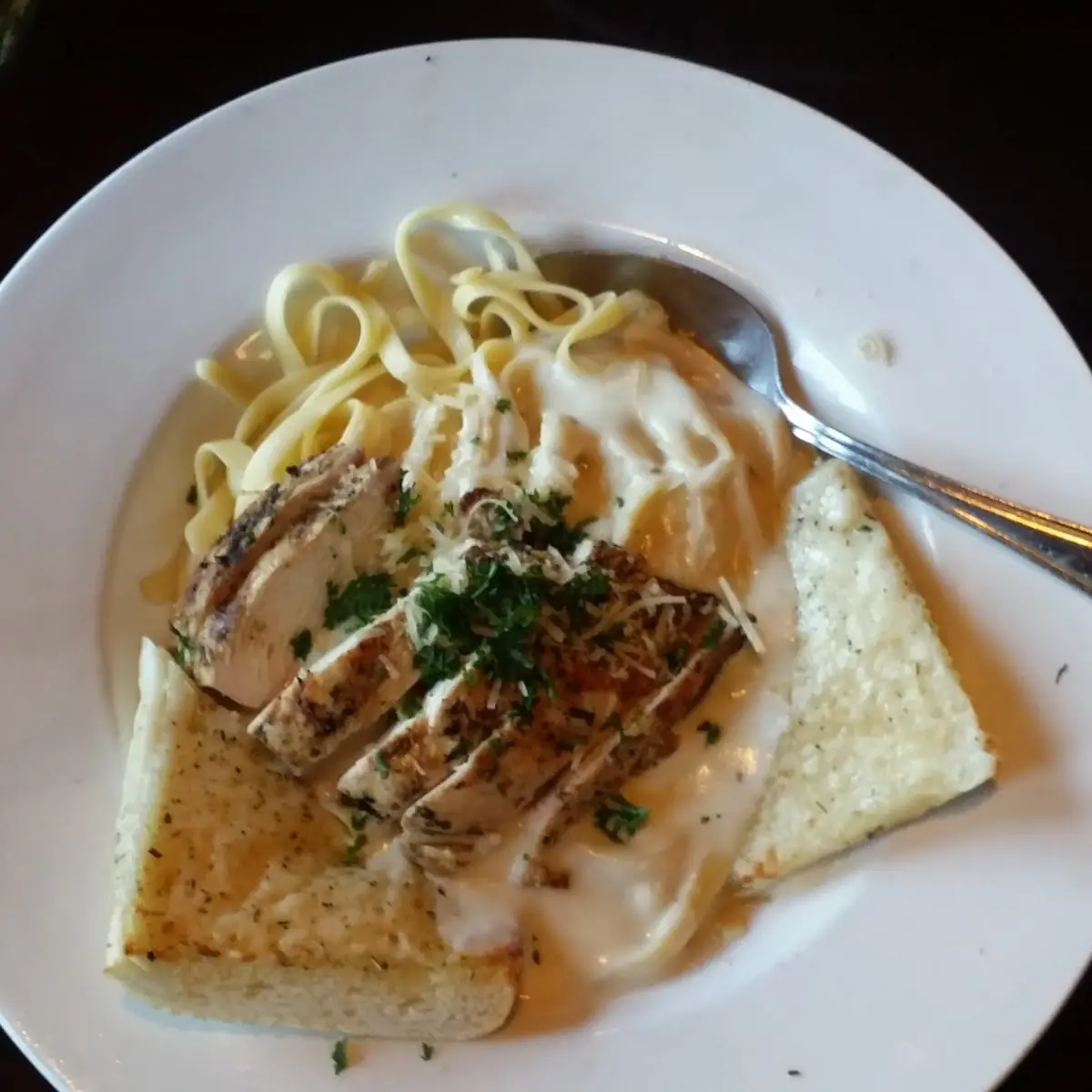 Fettuccine Alfredo with Chicken