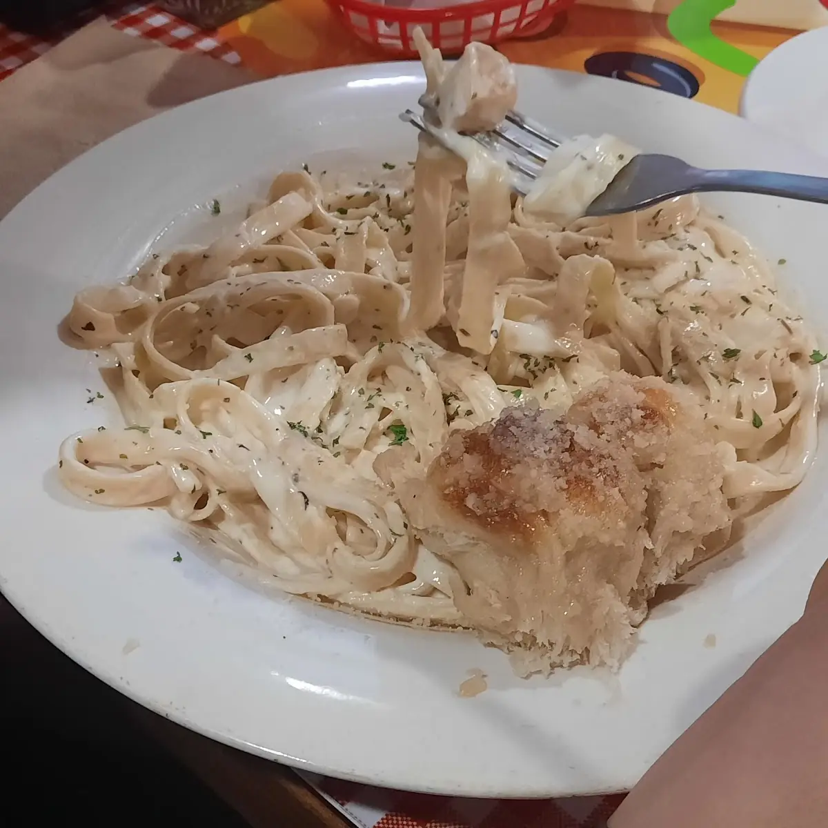 Kids Chicken Alfredo