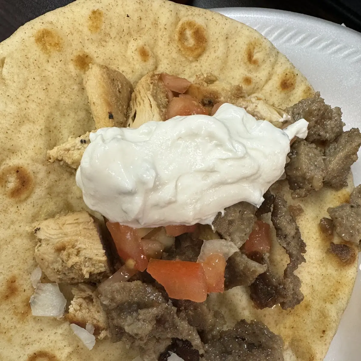 Chicken and Lamb Gyro