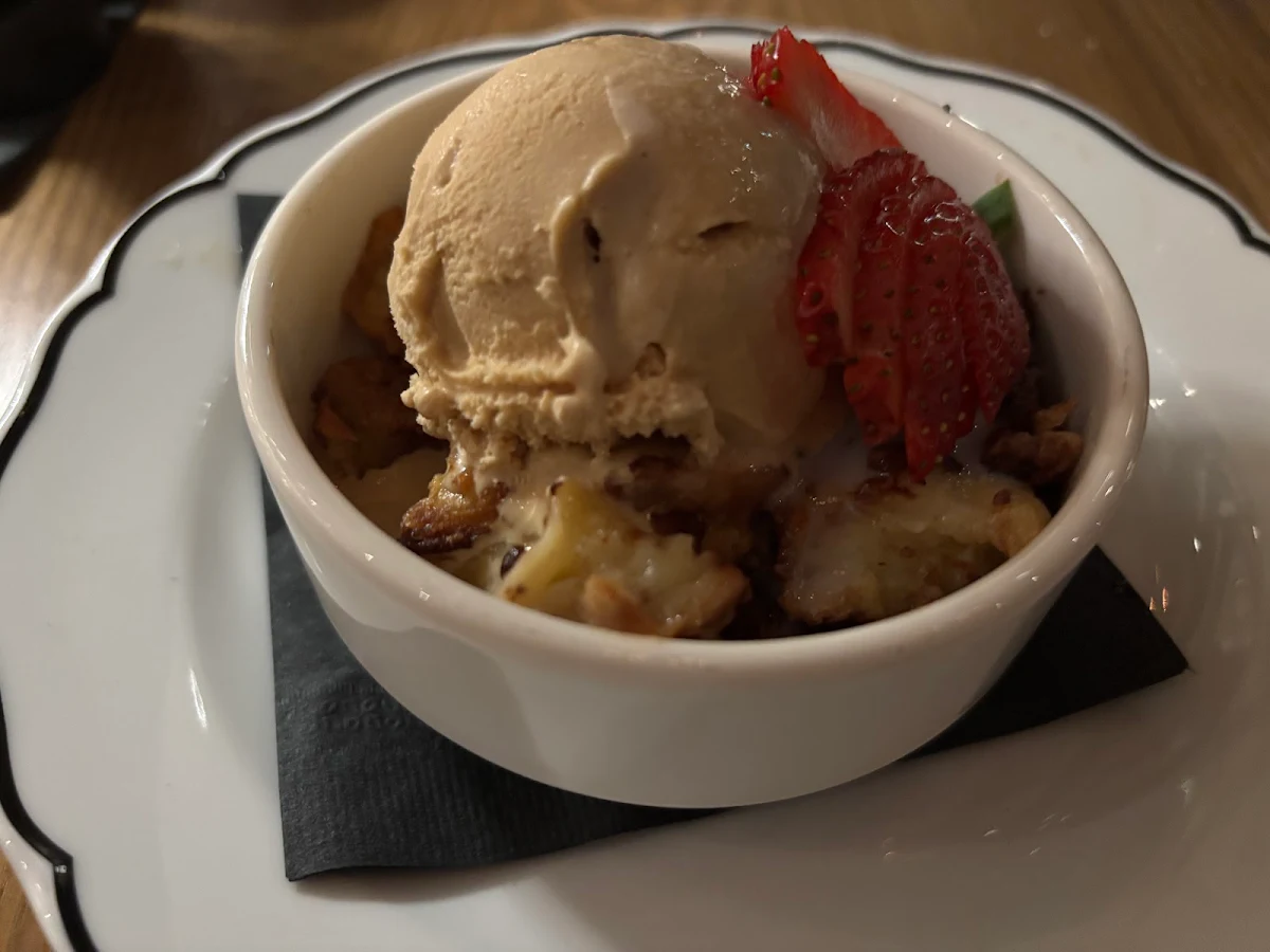 Maple Croissant Pudding