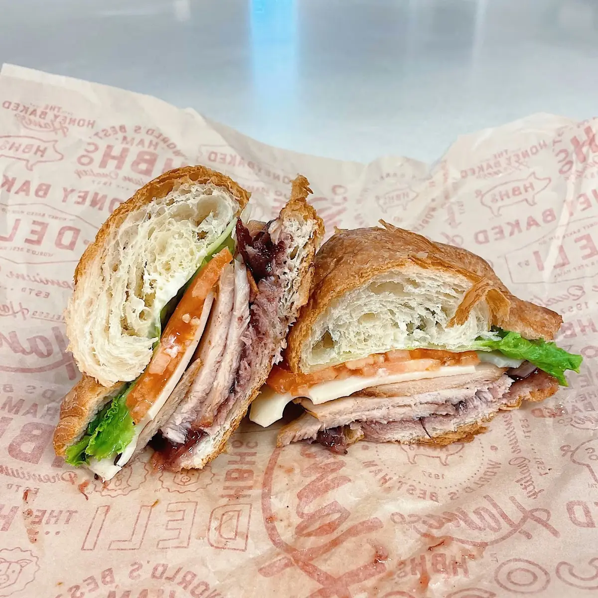 Tavern Club on Croissant Sandwich