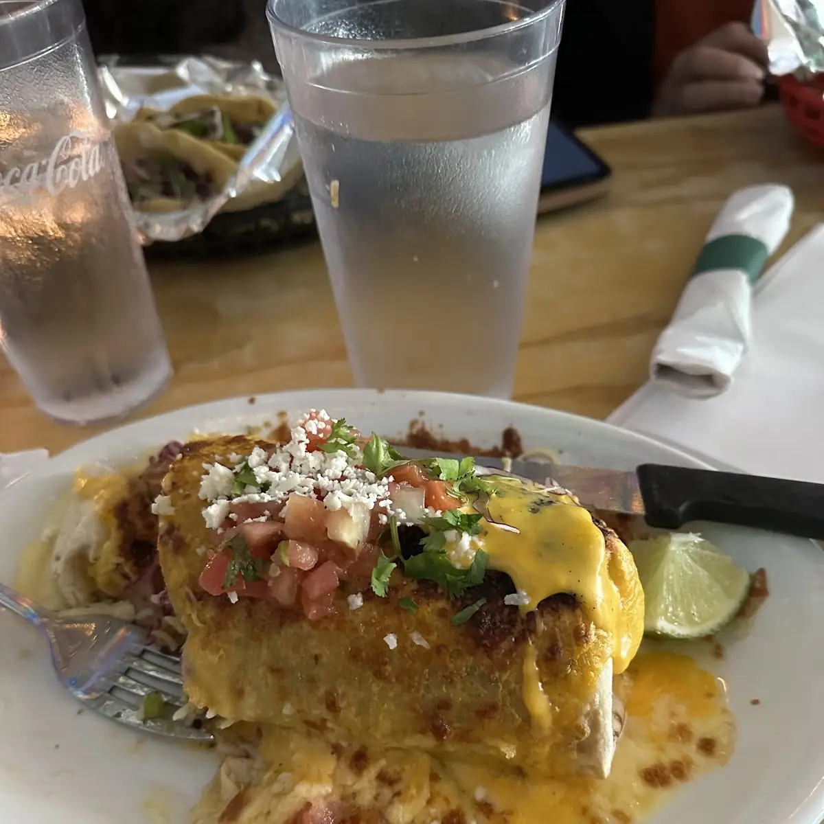 Smothered Chicken Burrito