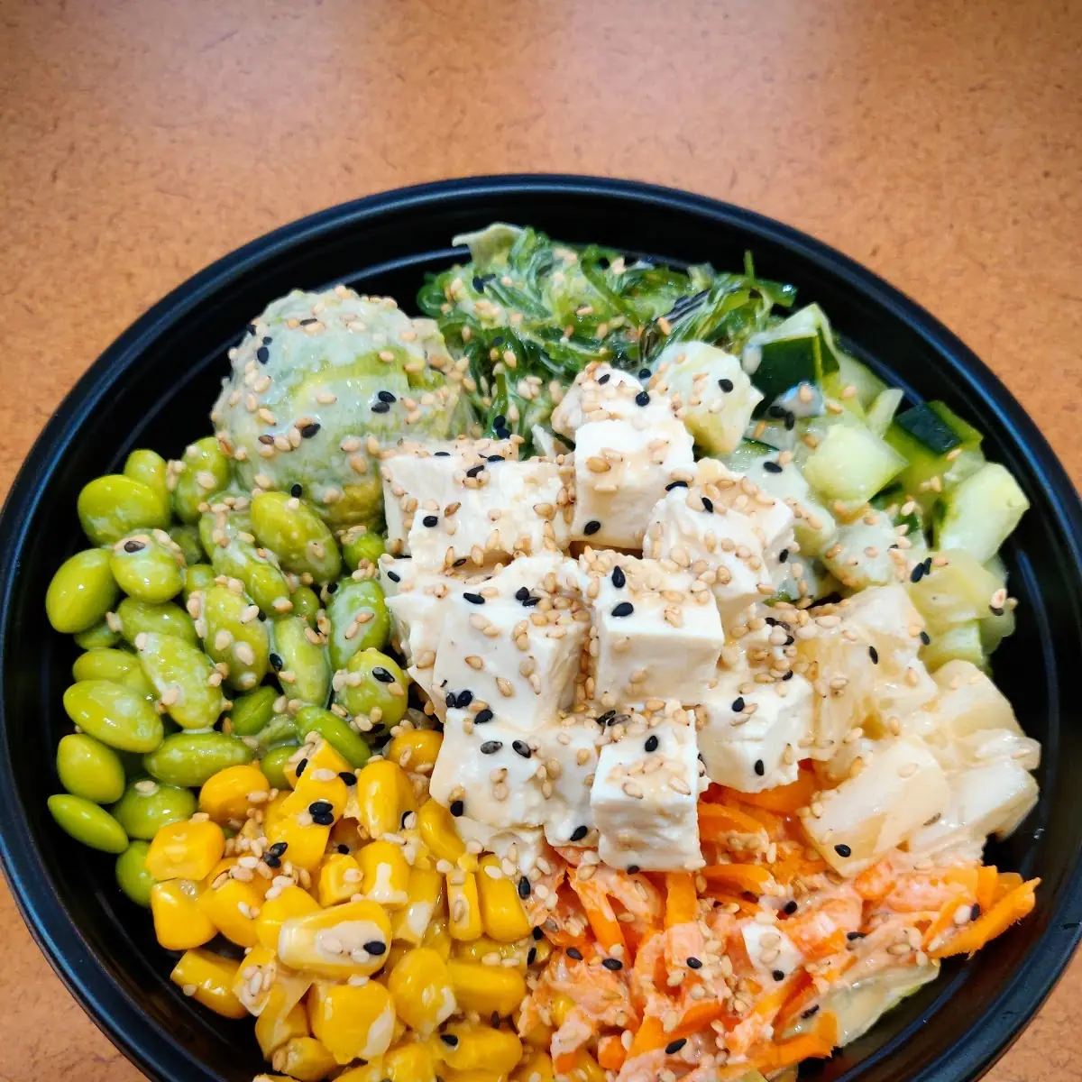Salad and Brown Rice