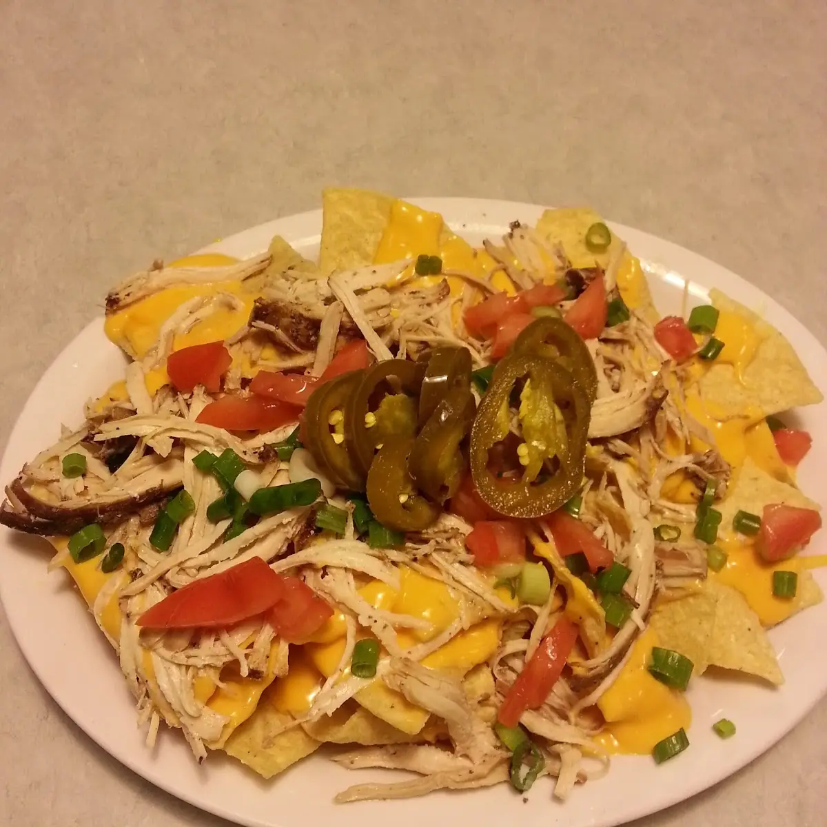 Nachos w Pulled Chicken