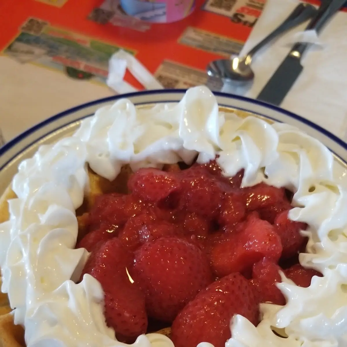 Red White Blue Waffles