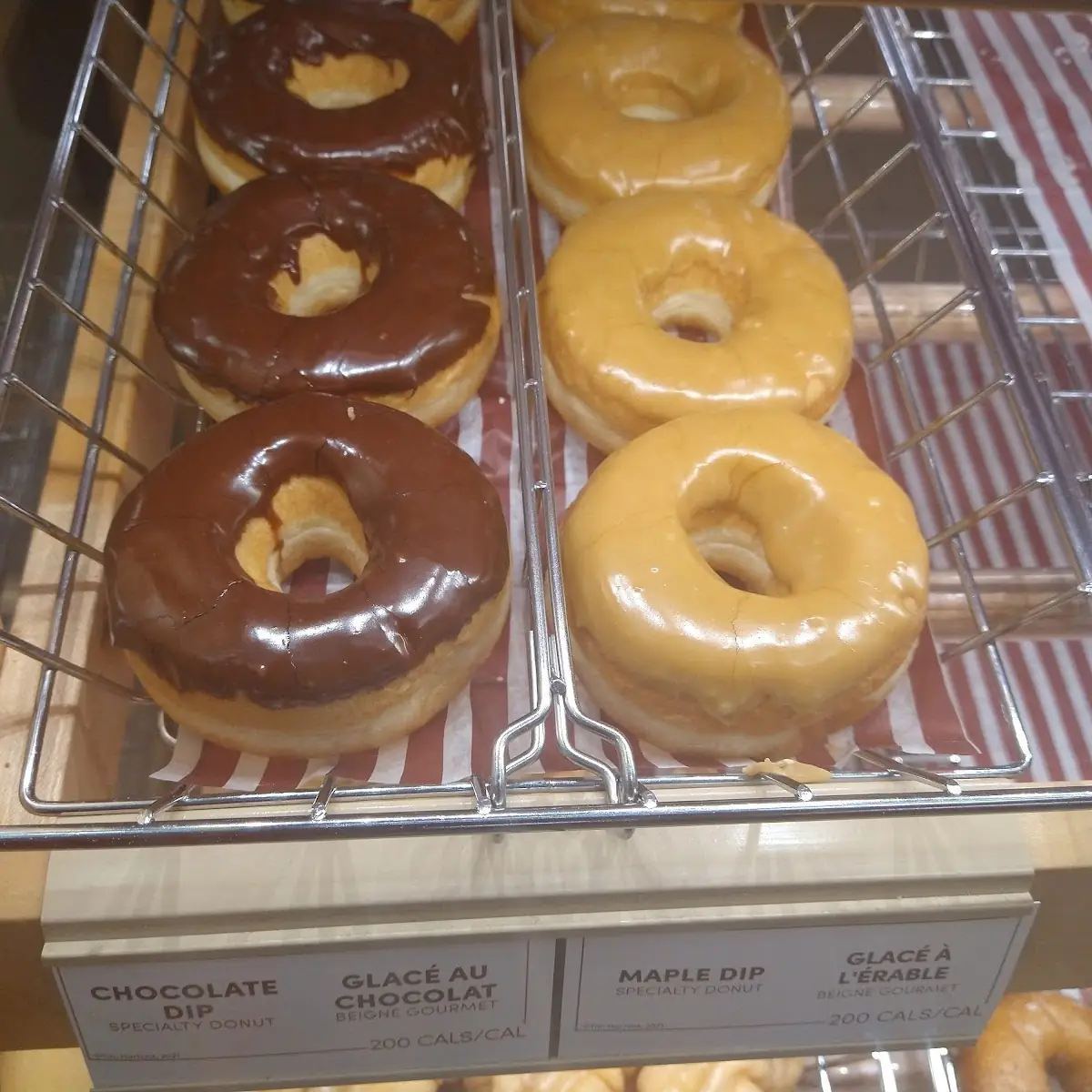 Chocolate and Maple Dip Donut, Tim Hortons