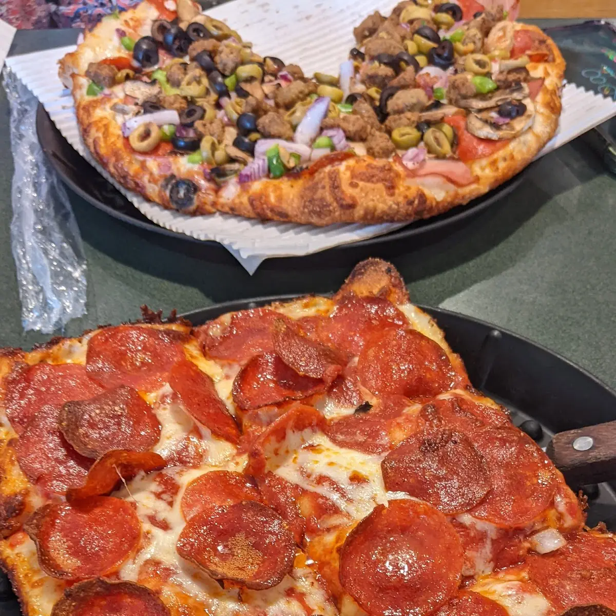 Deep Dish Pepperoni Pizza