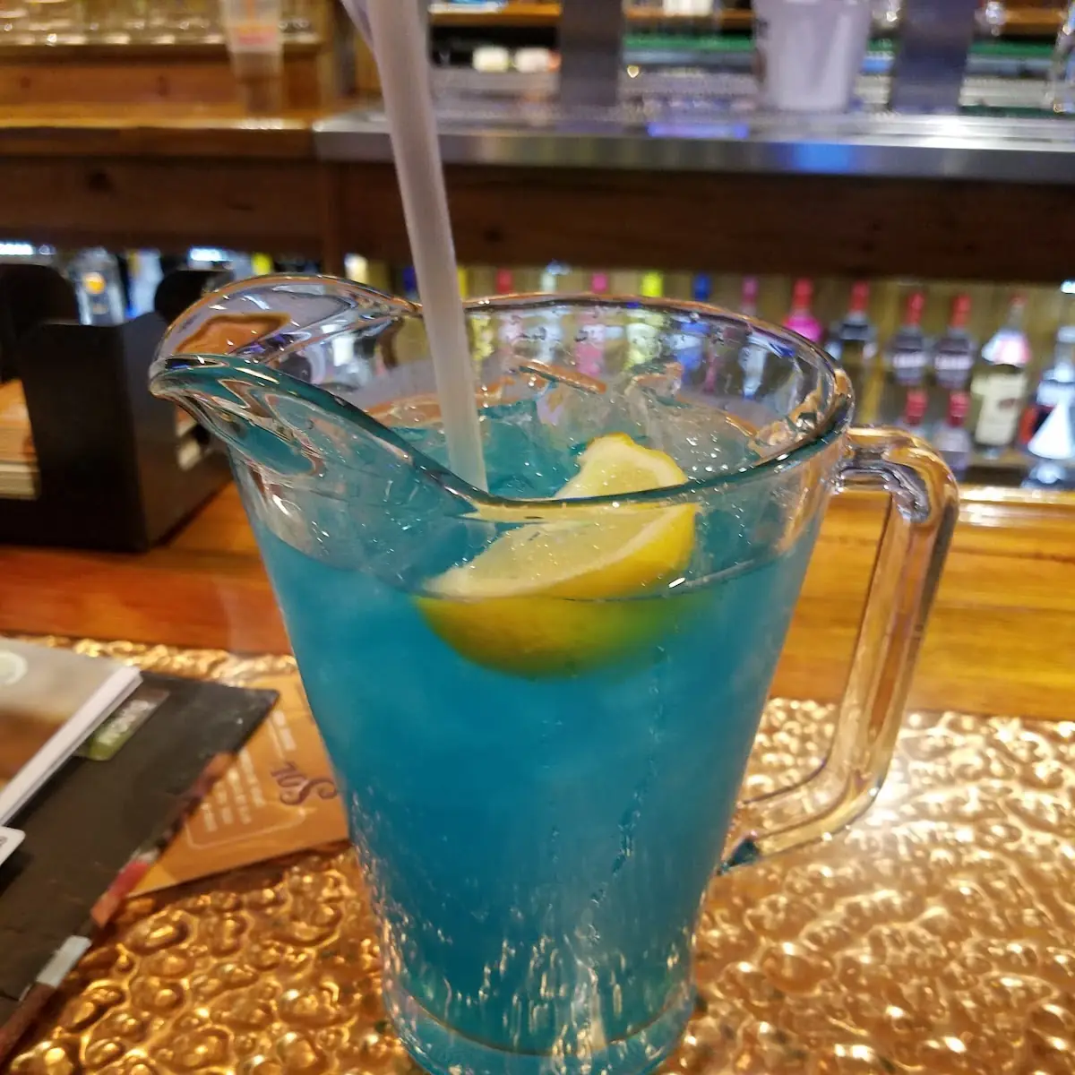 Electric Blue Long Island Iced Tea