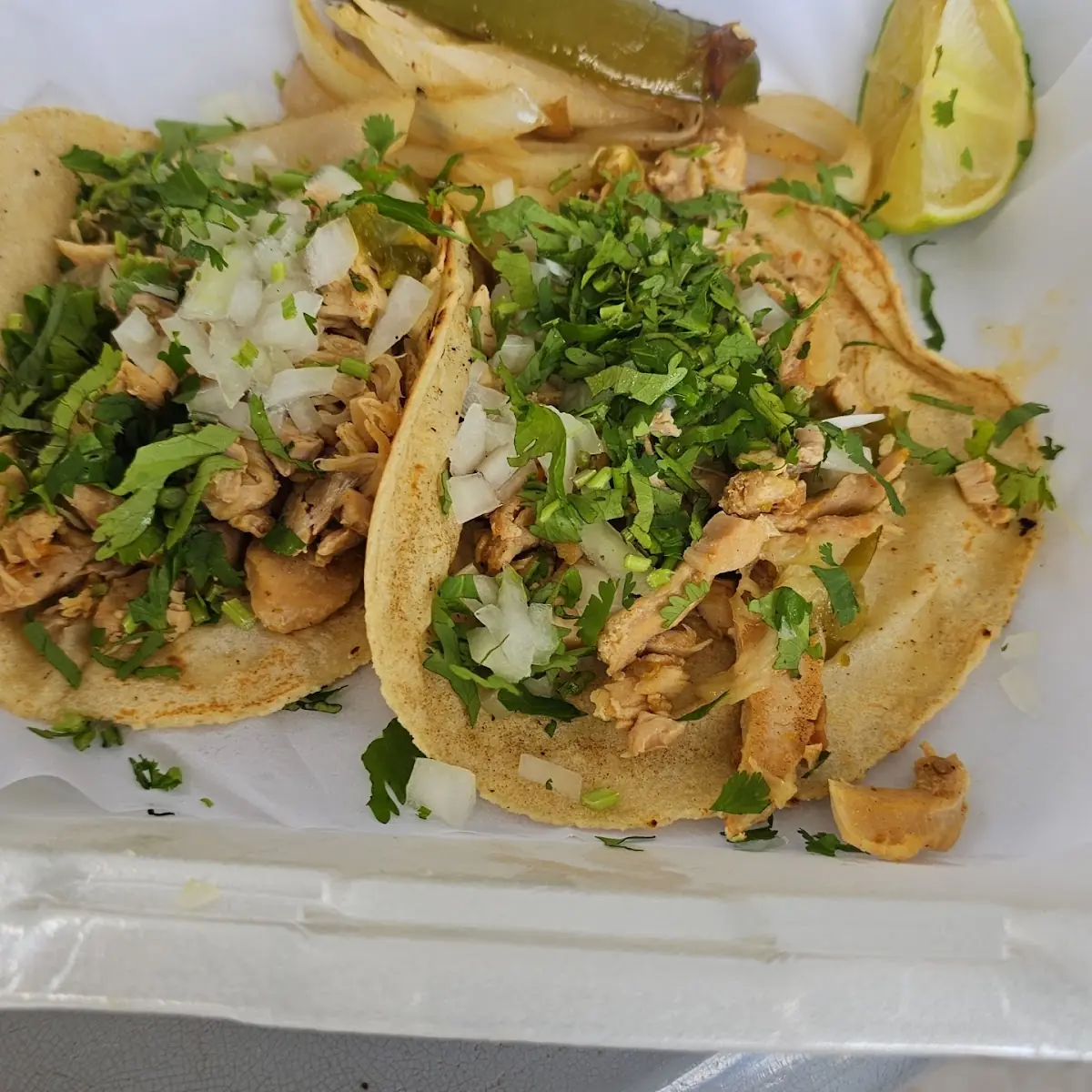 Chicken Tacos Mexican Style