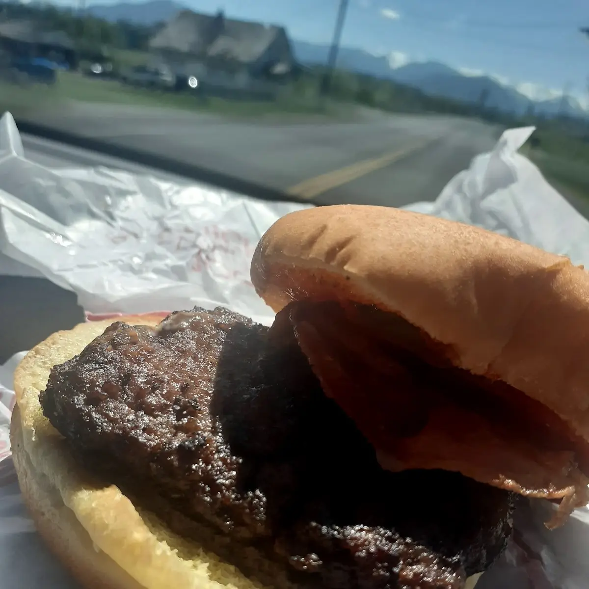 Dried-Out Burger