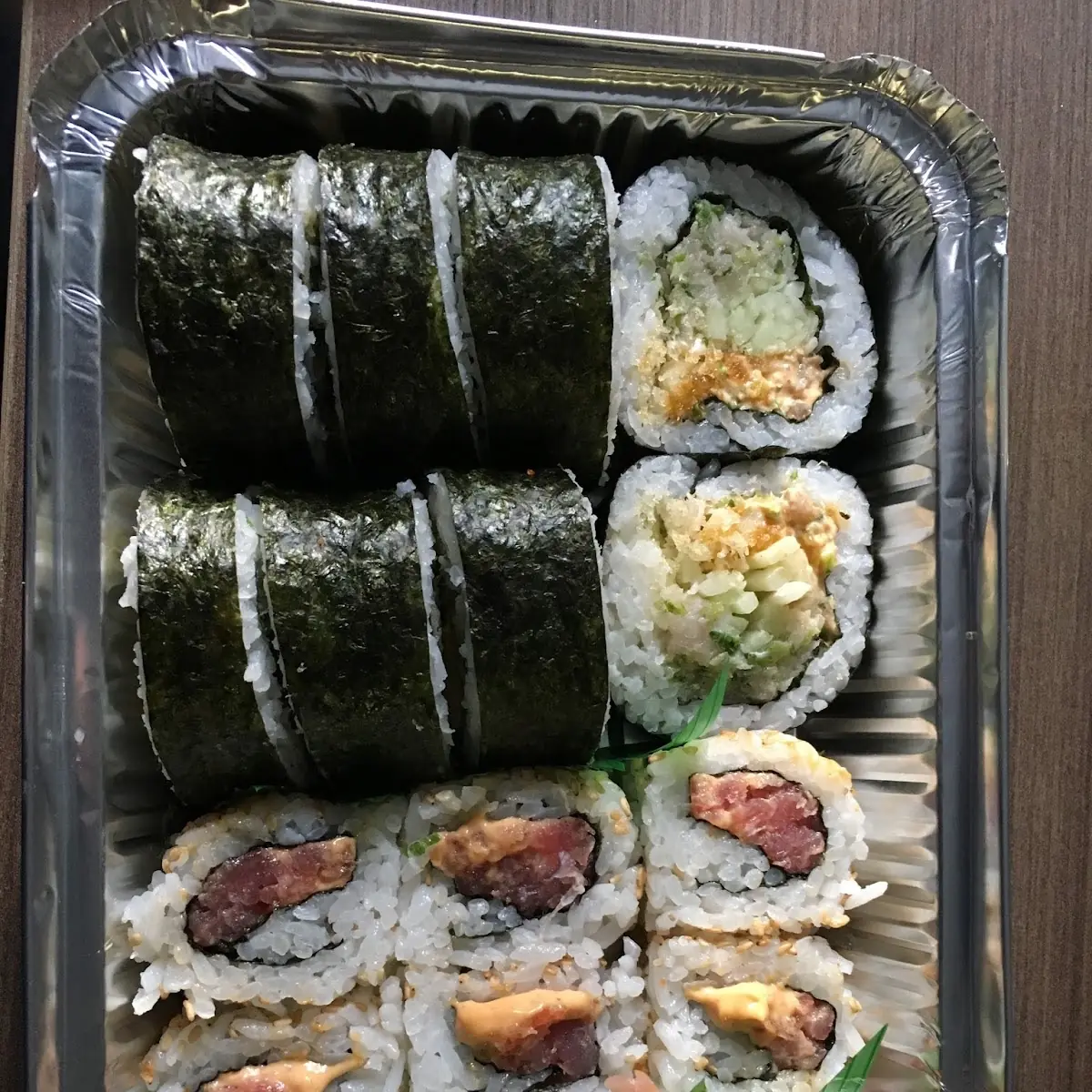Crazy Roll and Spicy Tuna Roll