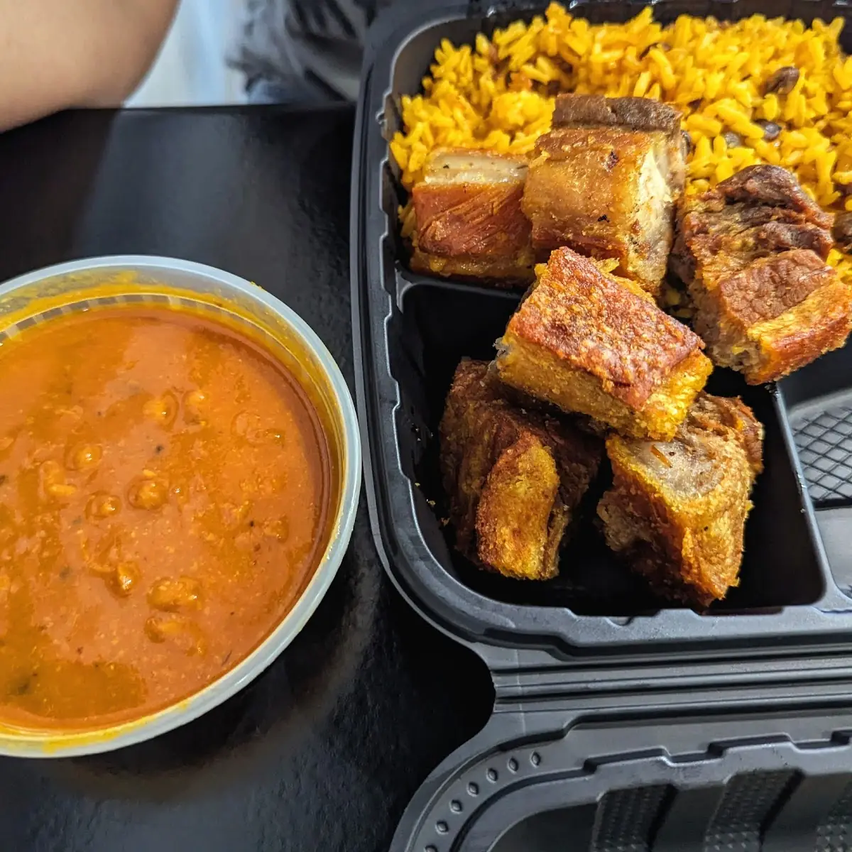 Beans with Yellow Rice