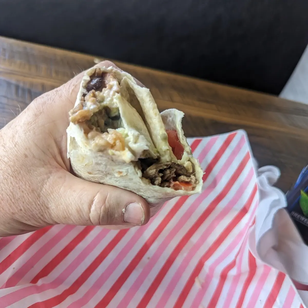 Steak Queso Burrito