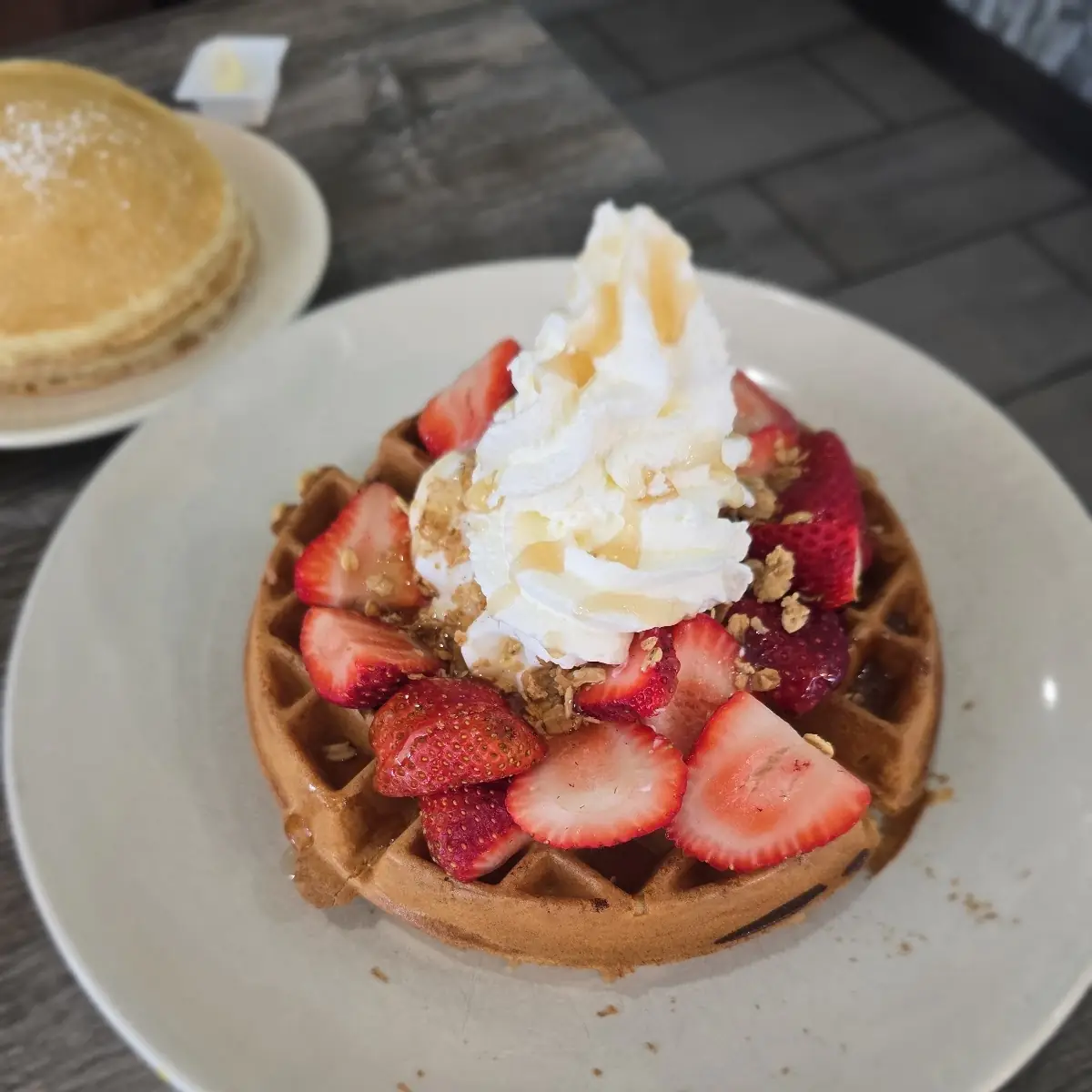 Strawberry Parfait Waffle