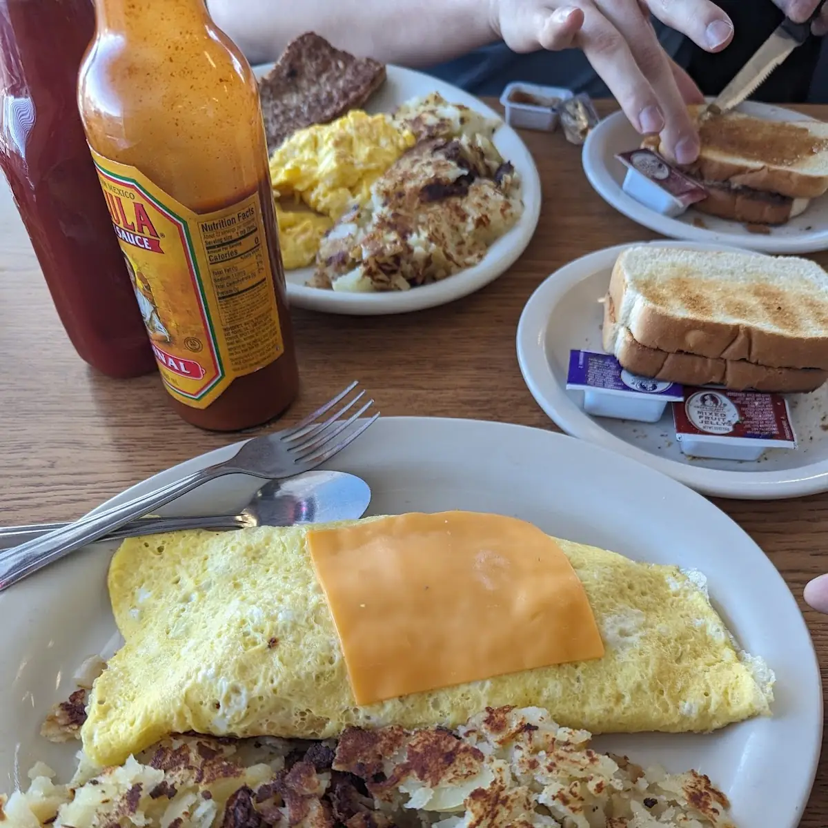 Sausage Broccoli and Cheese Omelet