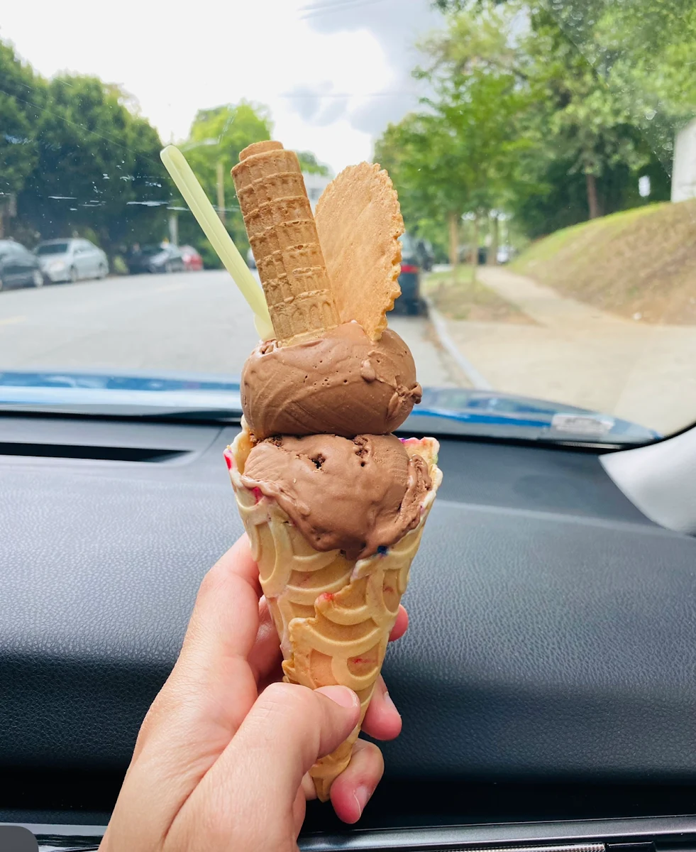 Chocolate Ice Cream Cone