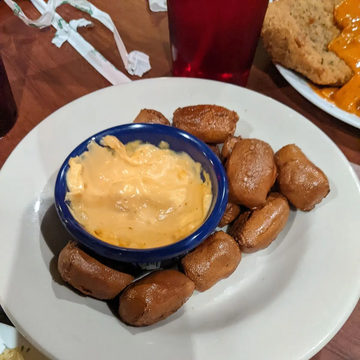Pretzel Bites with Cheese Sauce