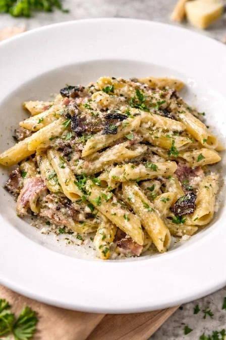 Penne Carbonara, La Q Woodfire Pizza & Italian Restaurant (BYO)
