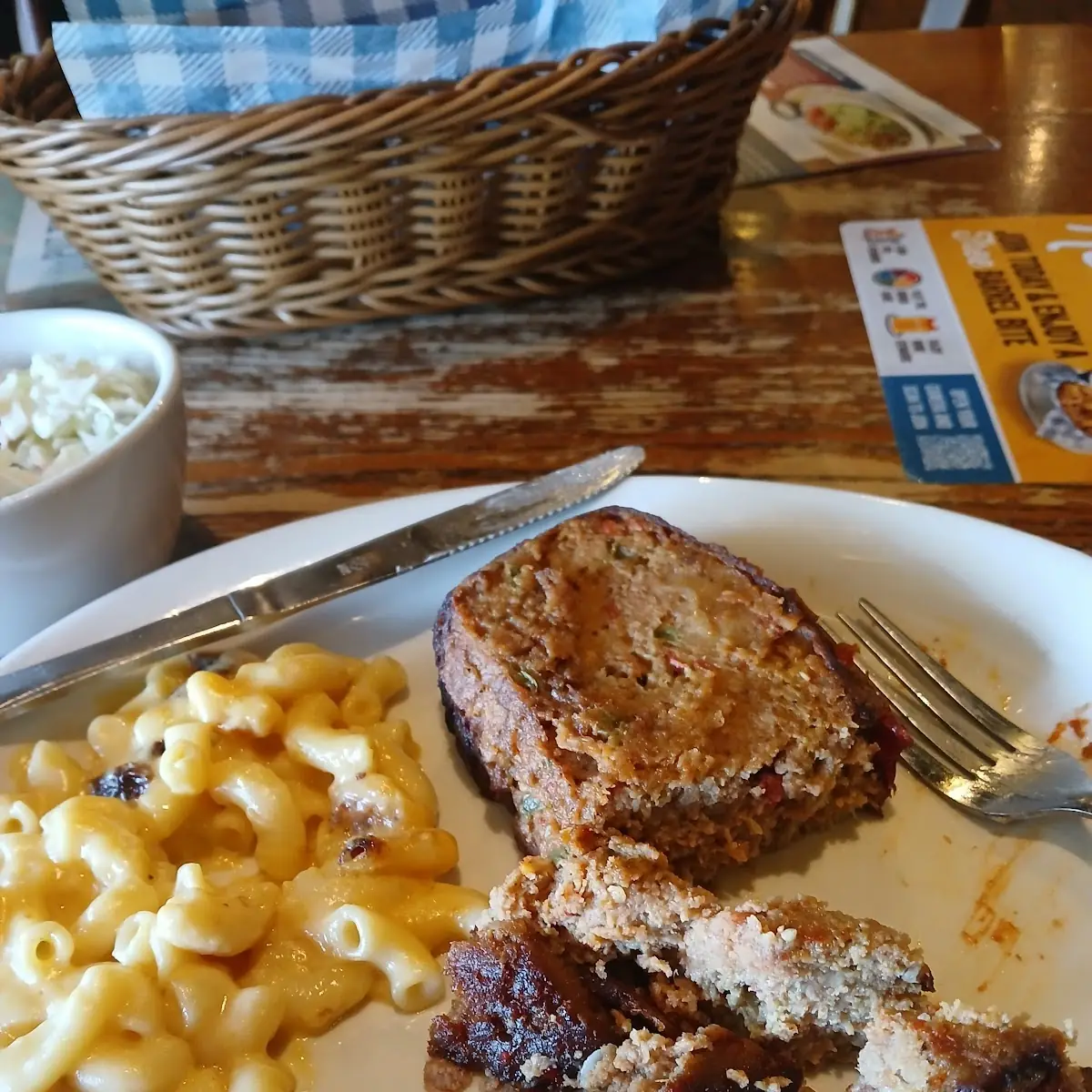 Meatloaf and Mac & Cheese