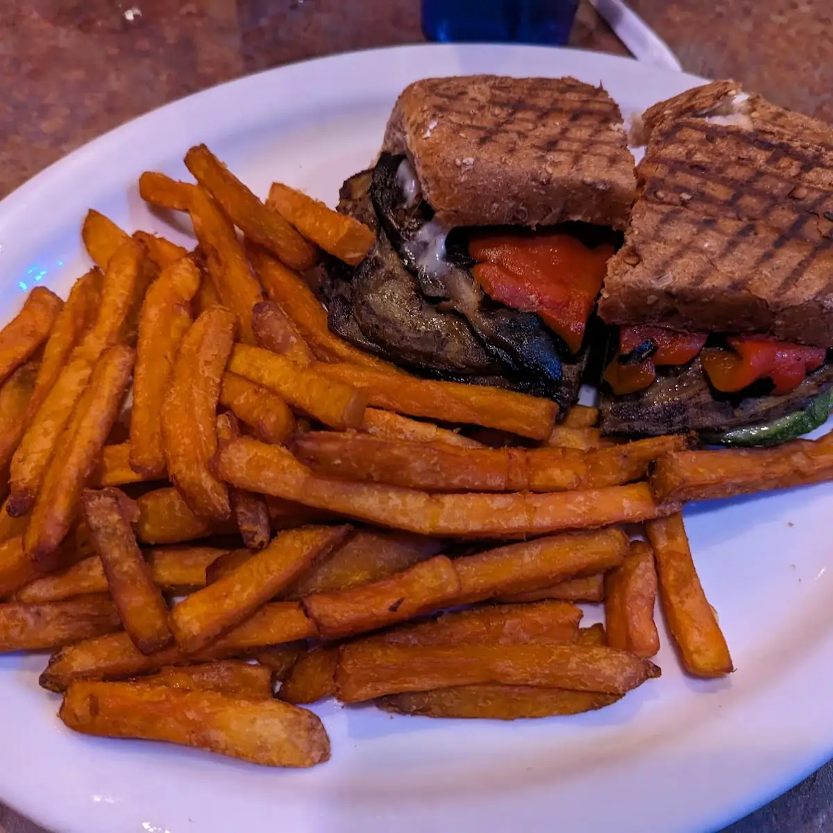 Charcoal Broiled Sliced Steak Sandwich Deluxe