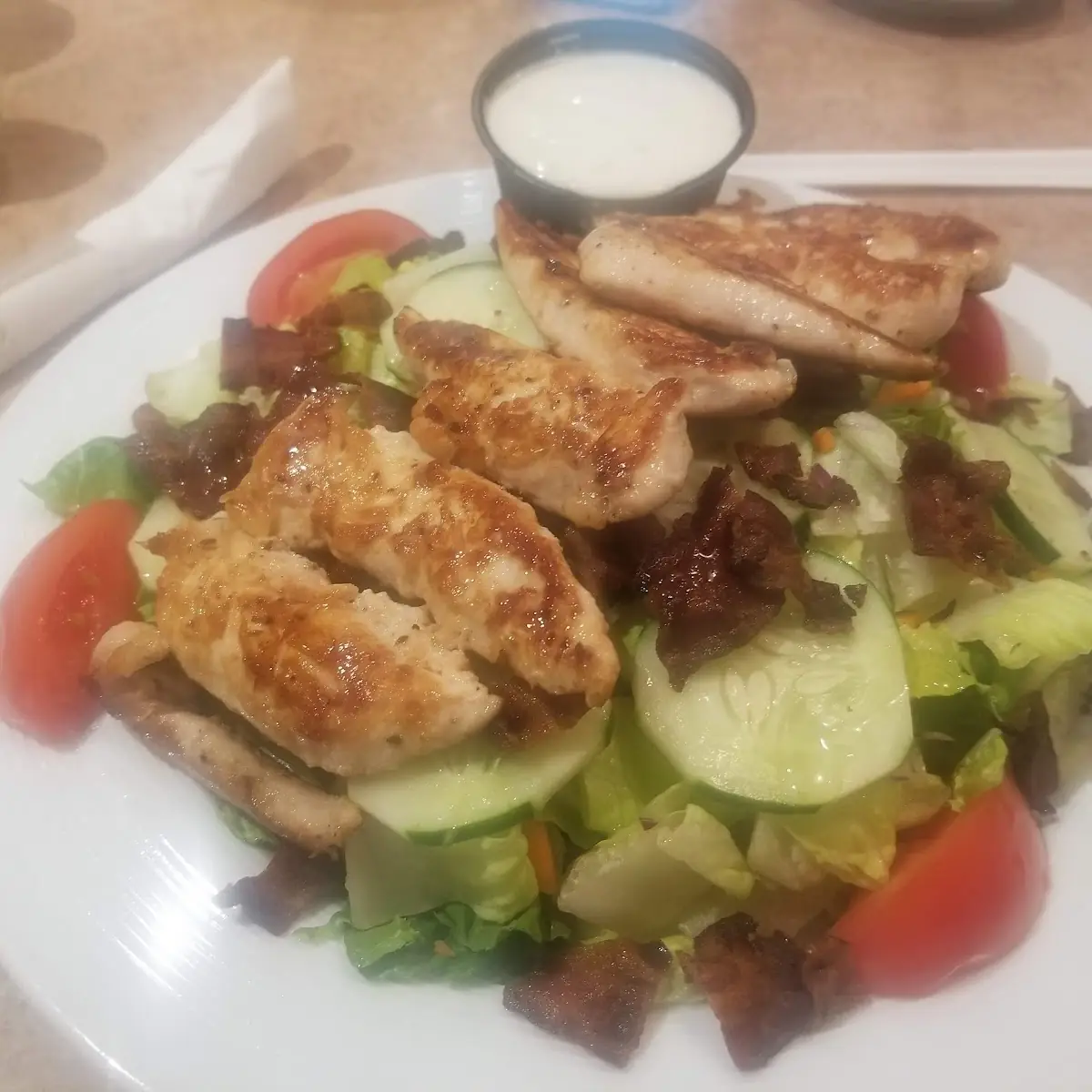 Grilled Chicken Salad Platter