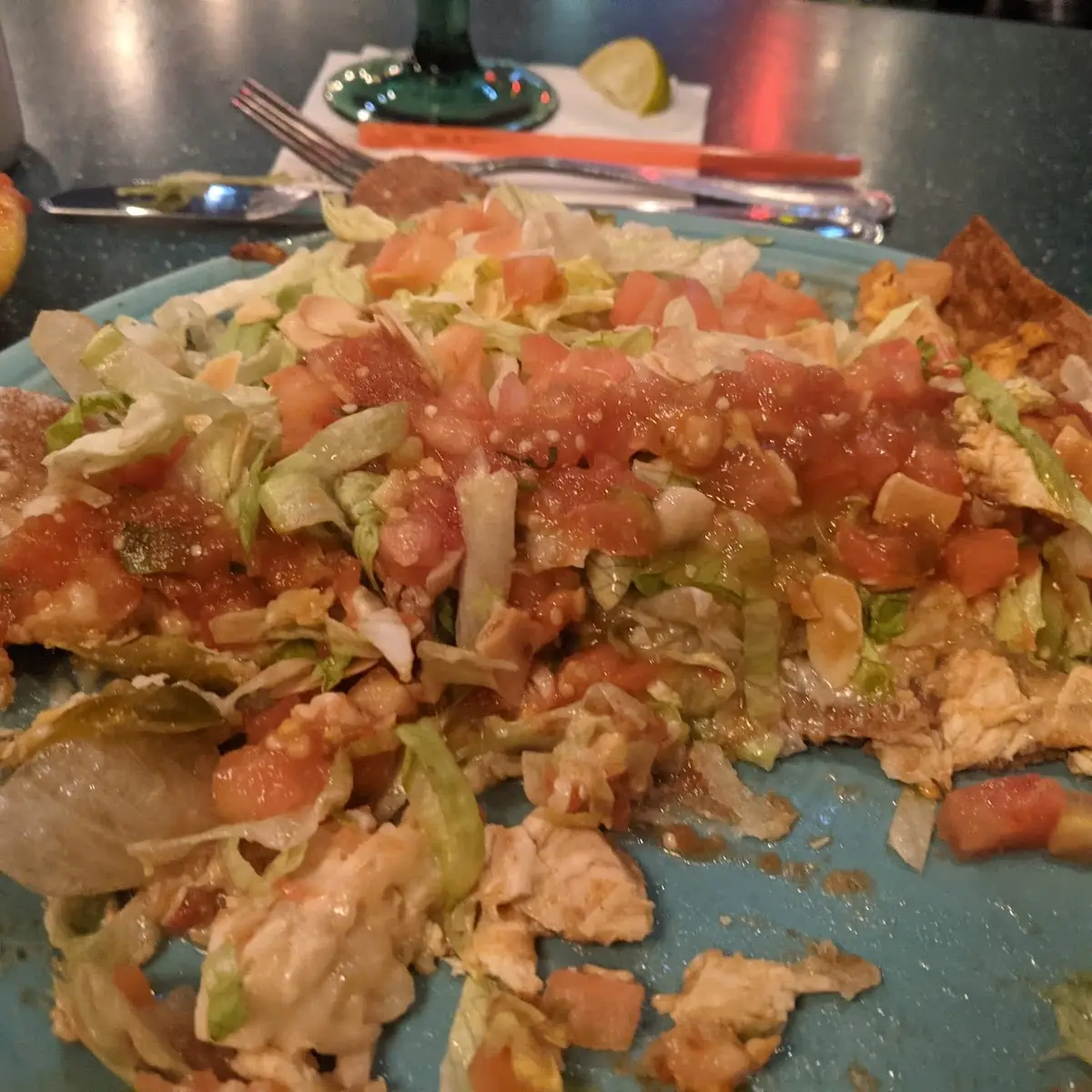 Chicken Almendra Nachos Locos