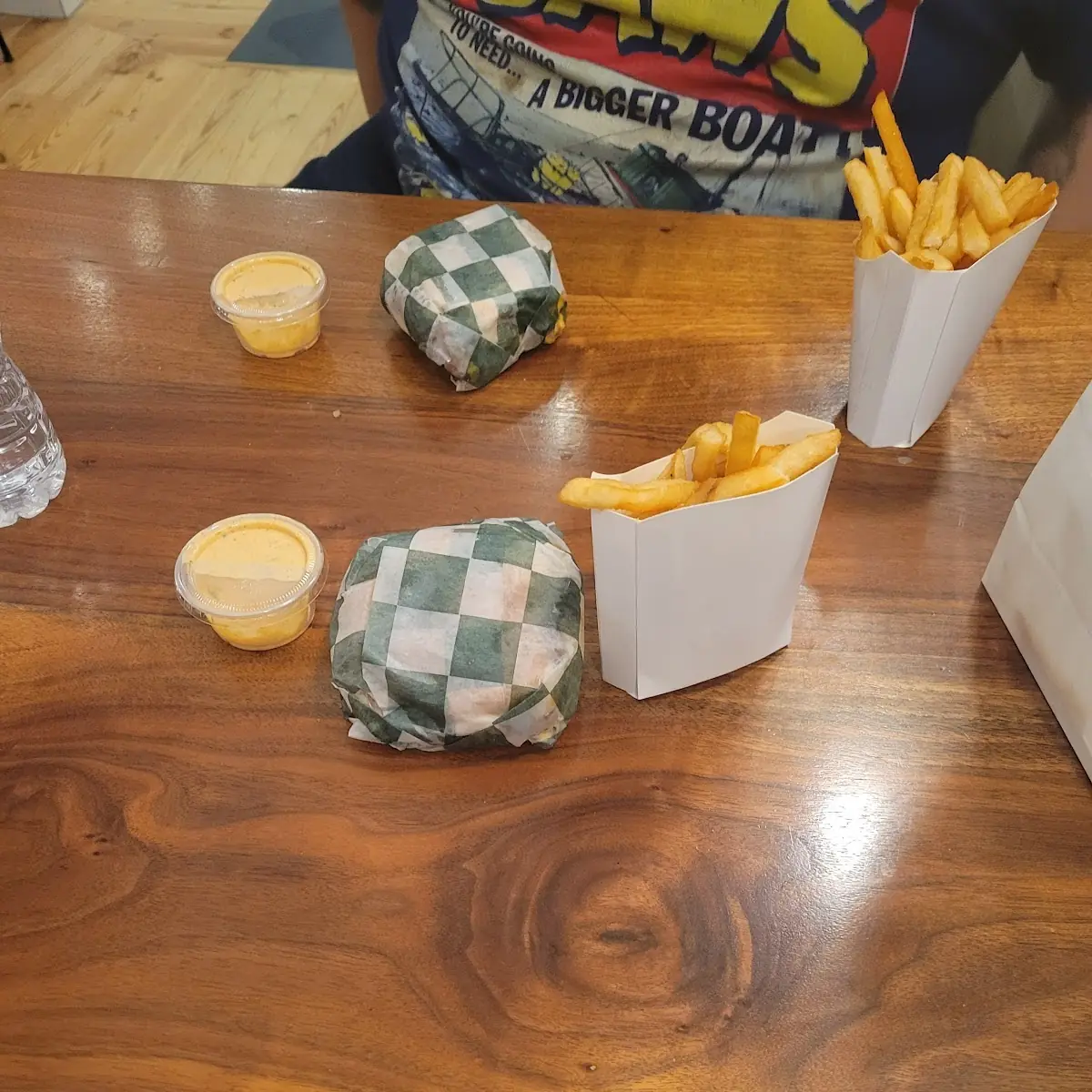 Impossible Burger and Fries