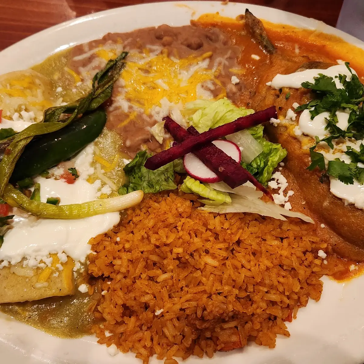 Enchilada Plate