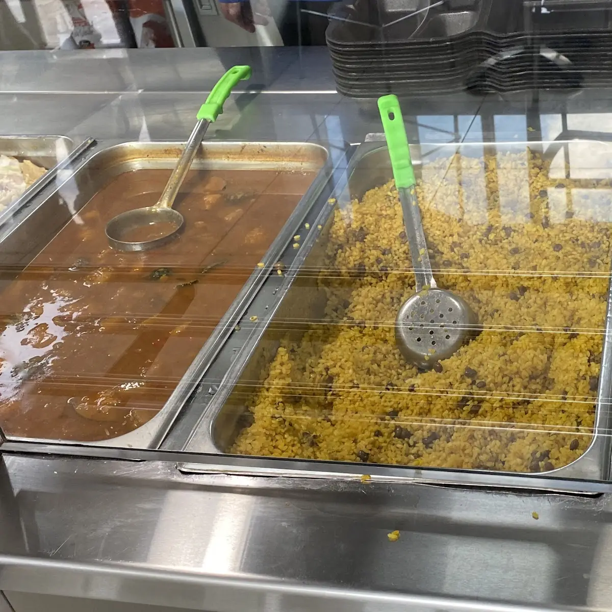 Beans Yellow Rice White Rice