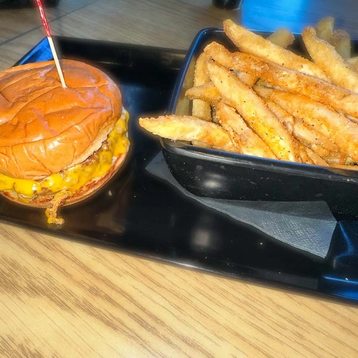 Cheeseburger and French Fries