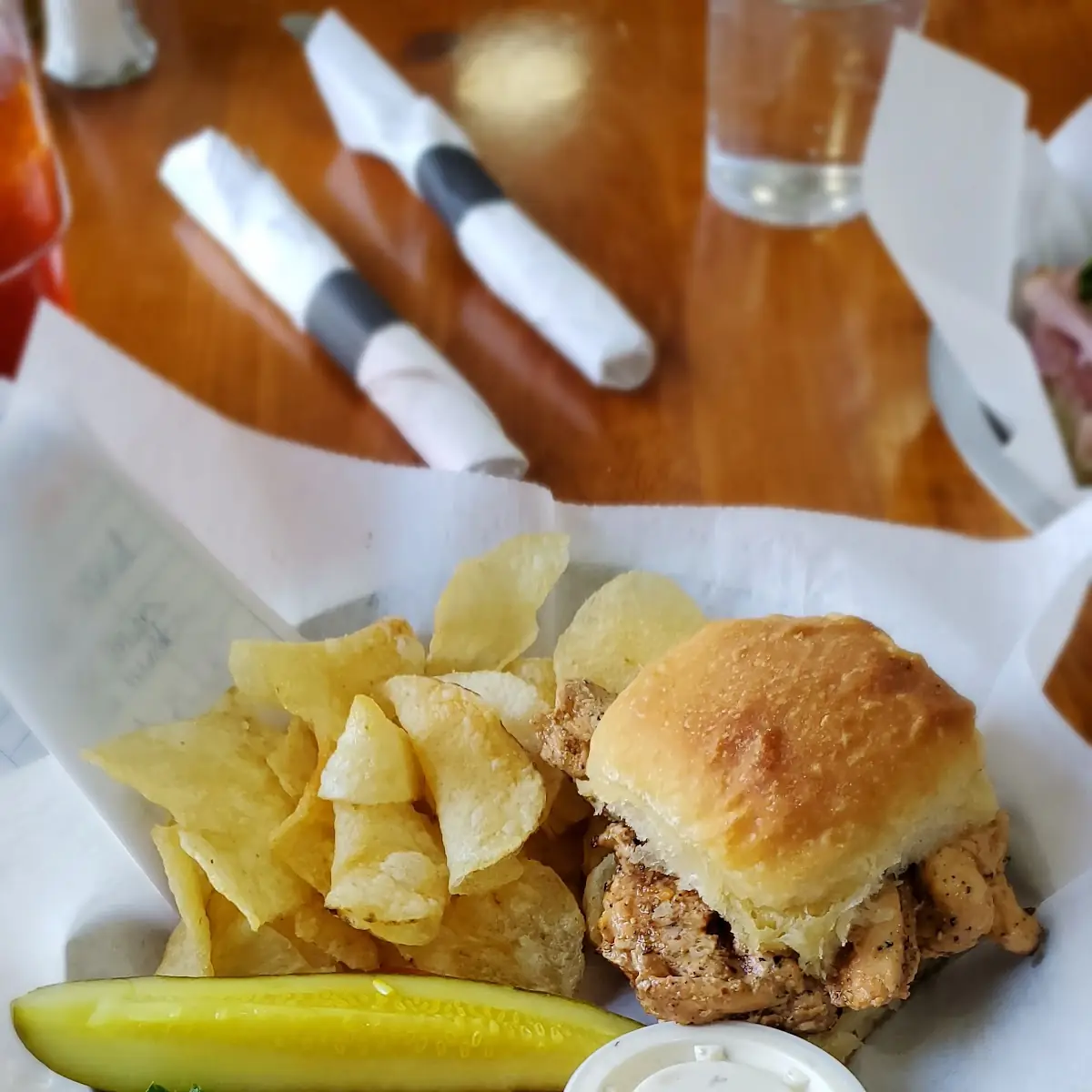 Grilled Chicken with Kettle Chips