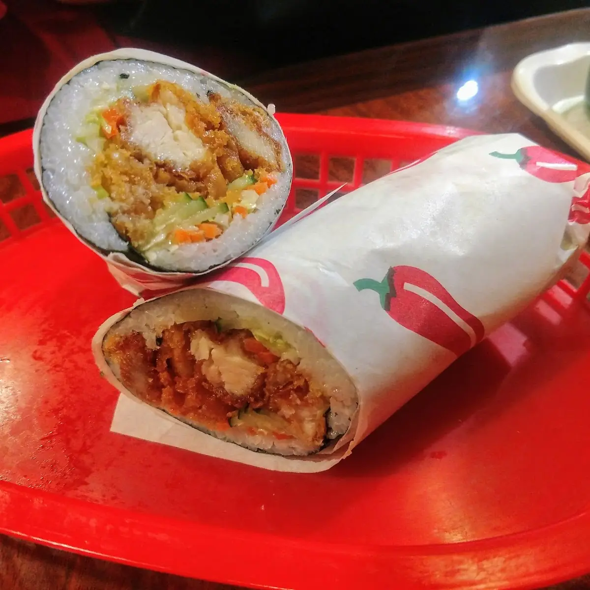 Sesame Chicken Burrito