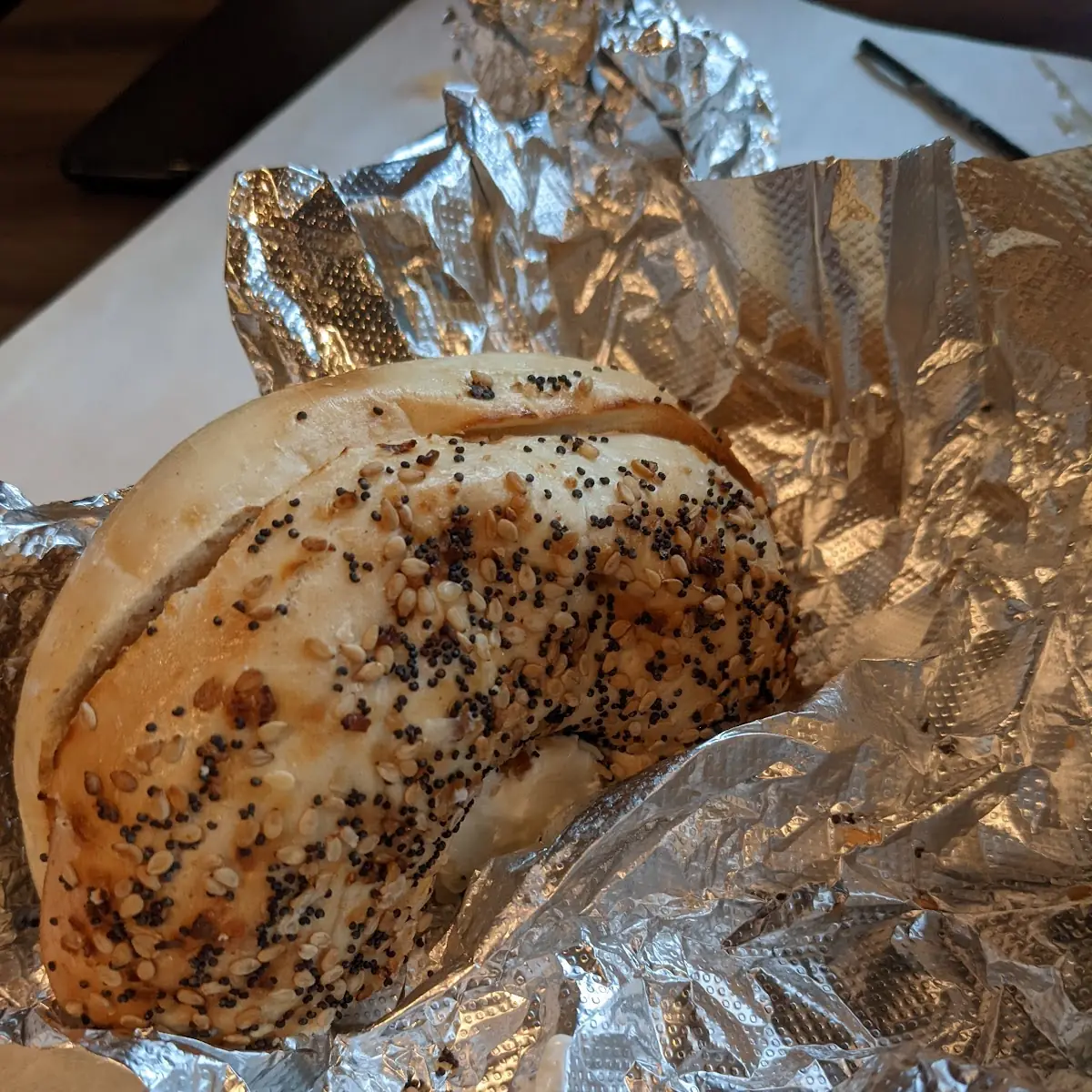 Everything Bagel with Cream Cheese