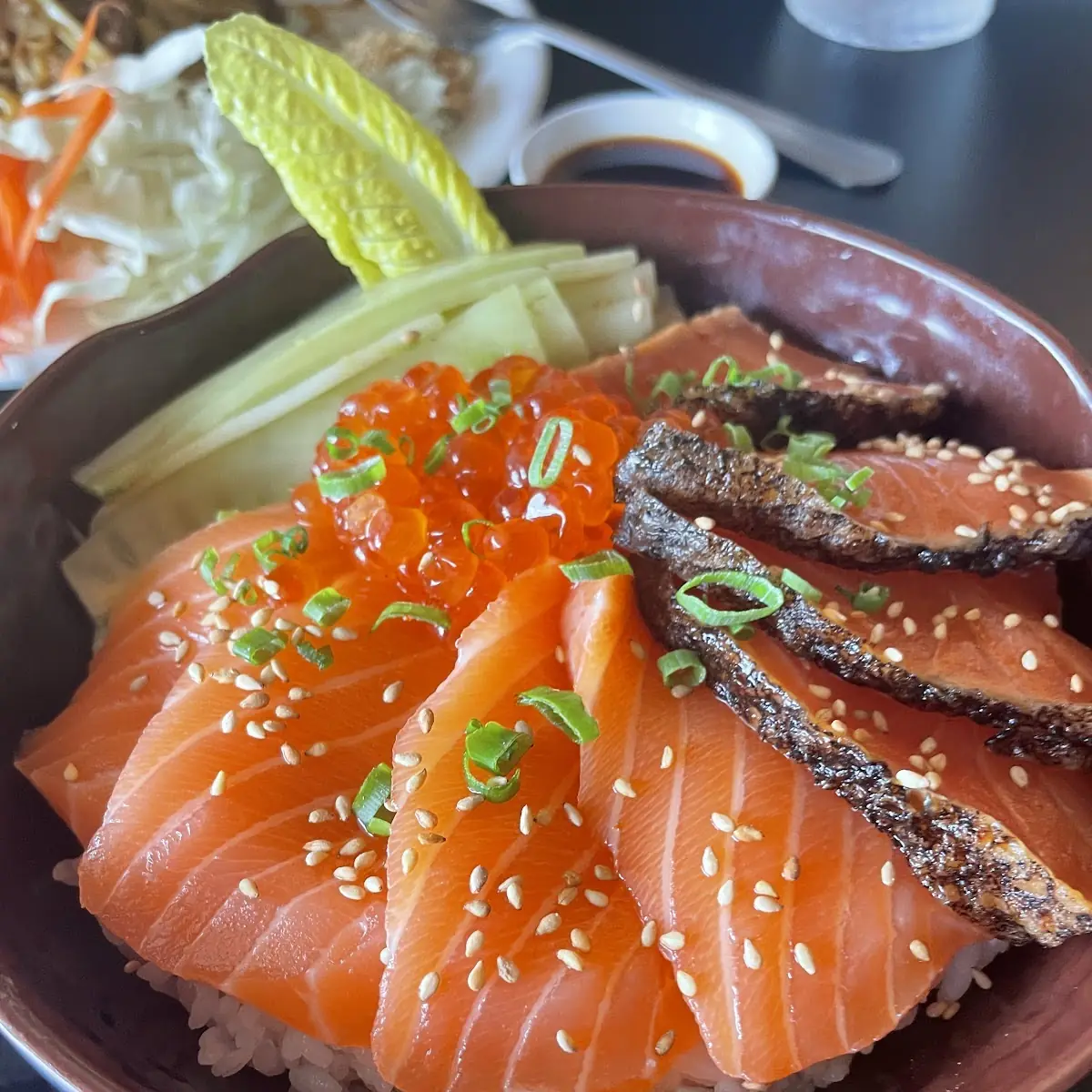 Seared Salmon Donburi