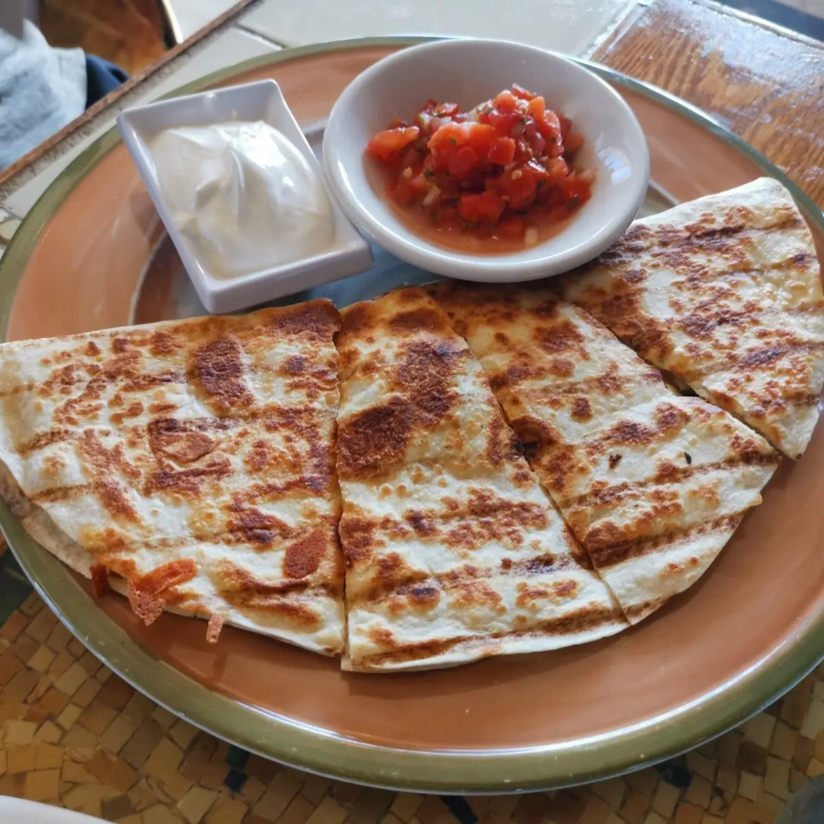Quesadilla with Salsa