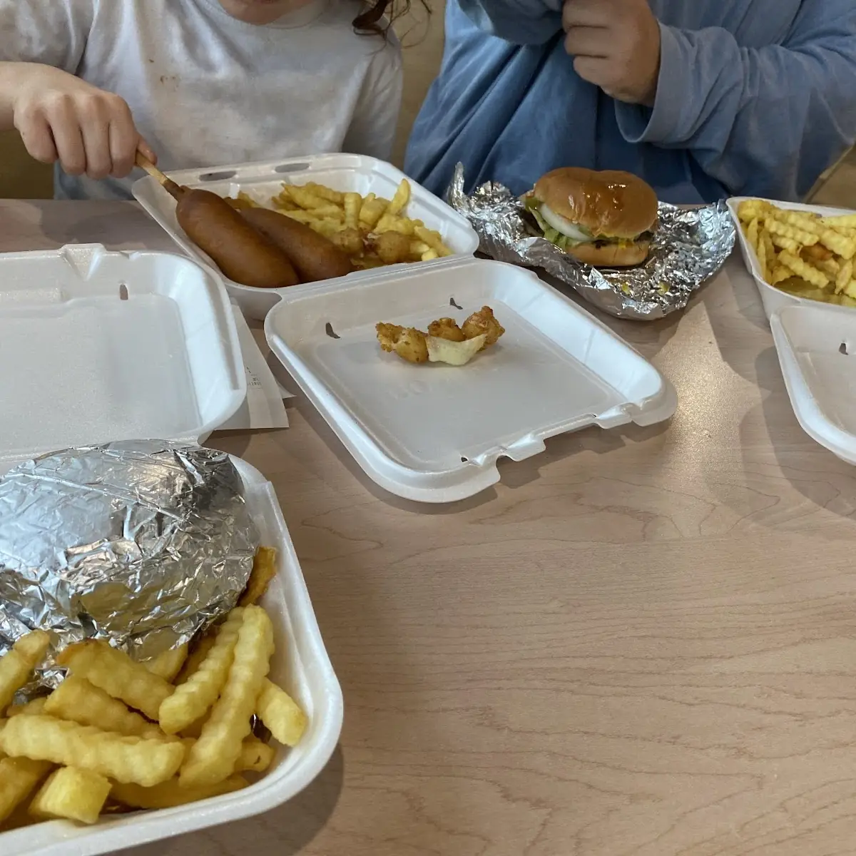 Cookout Tray Double Cheeseburger and Fries