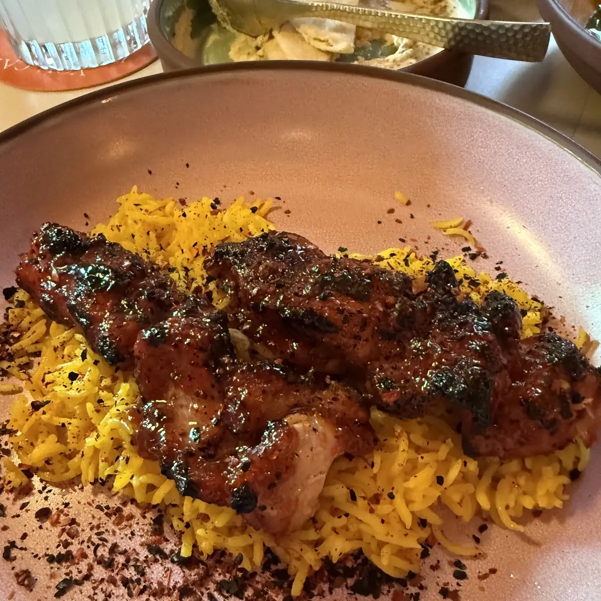 Grilled Chicken and Lemon Rice
