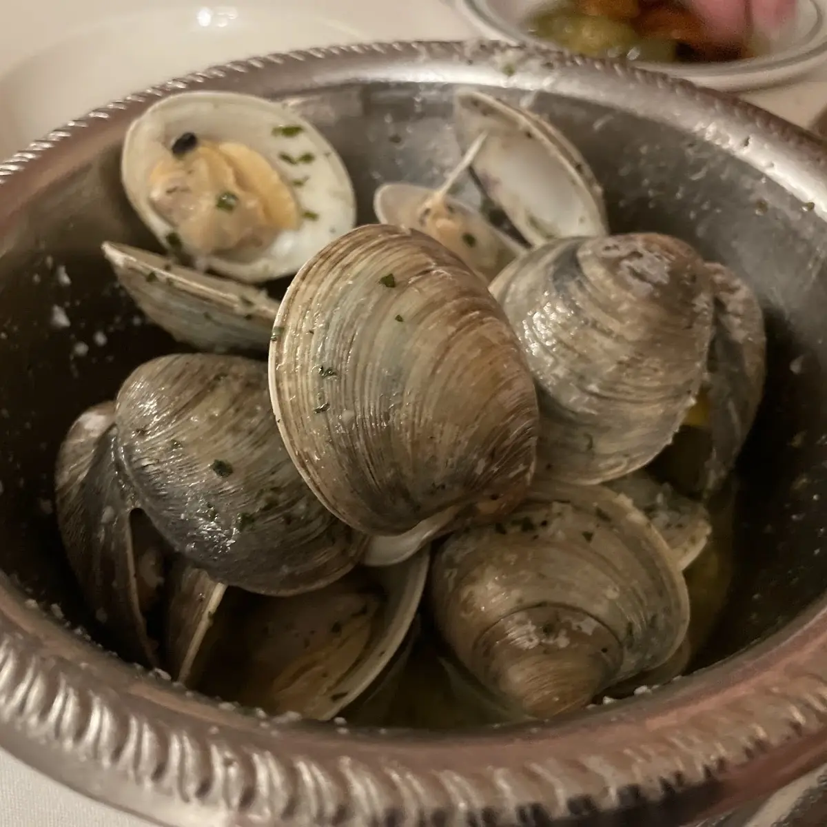 Steamed Clams
