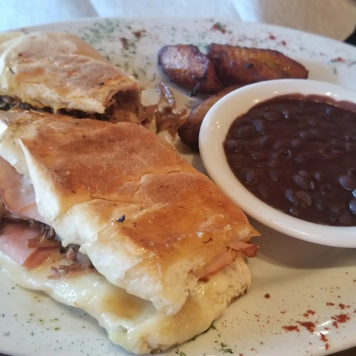 La Cubanita Cuban Sandwich Dinner