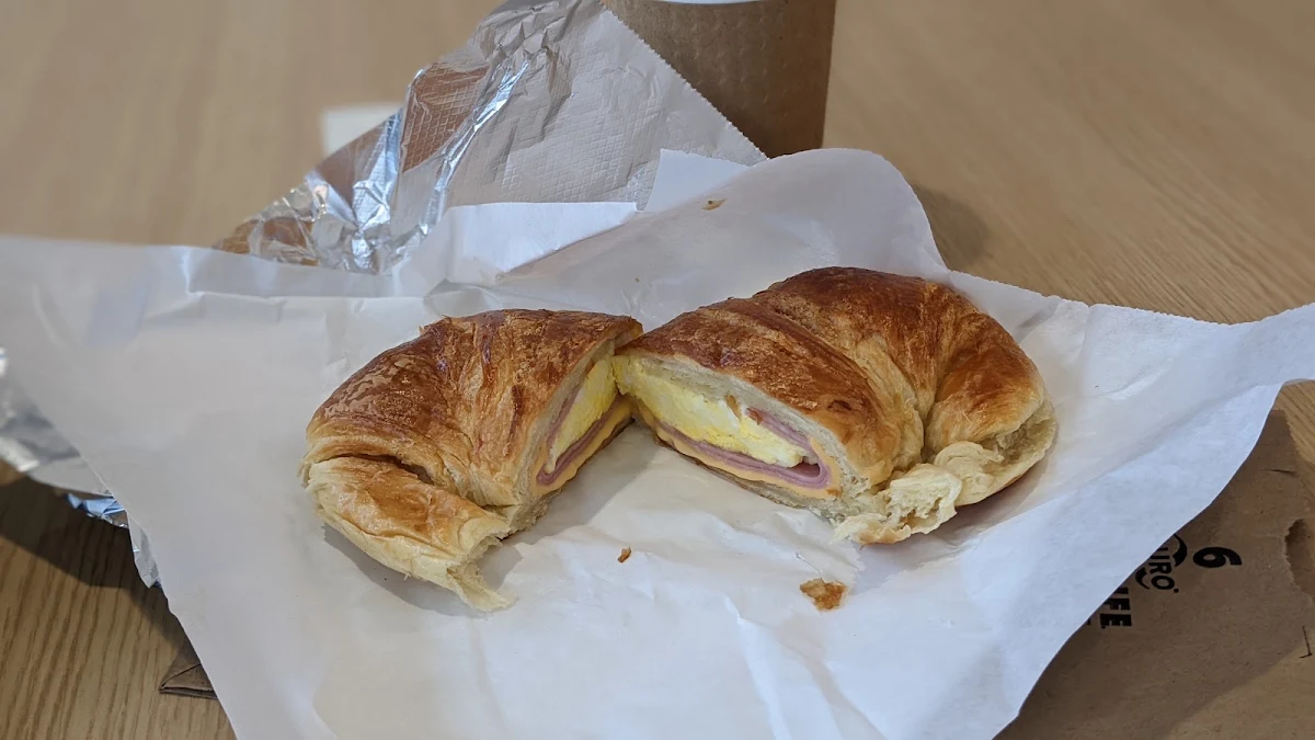 Ham Egg and Cheese Sandwich