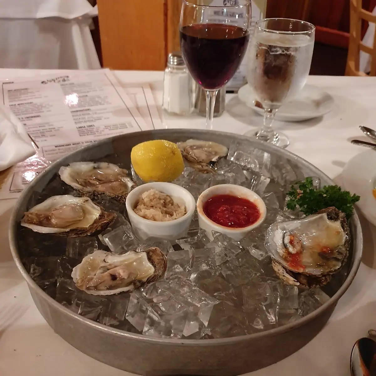 Fresh Oysters on the Half Shell
