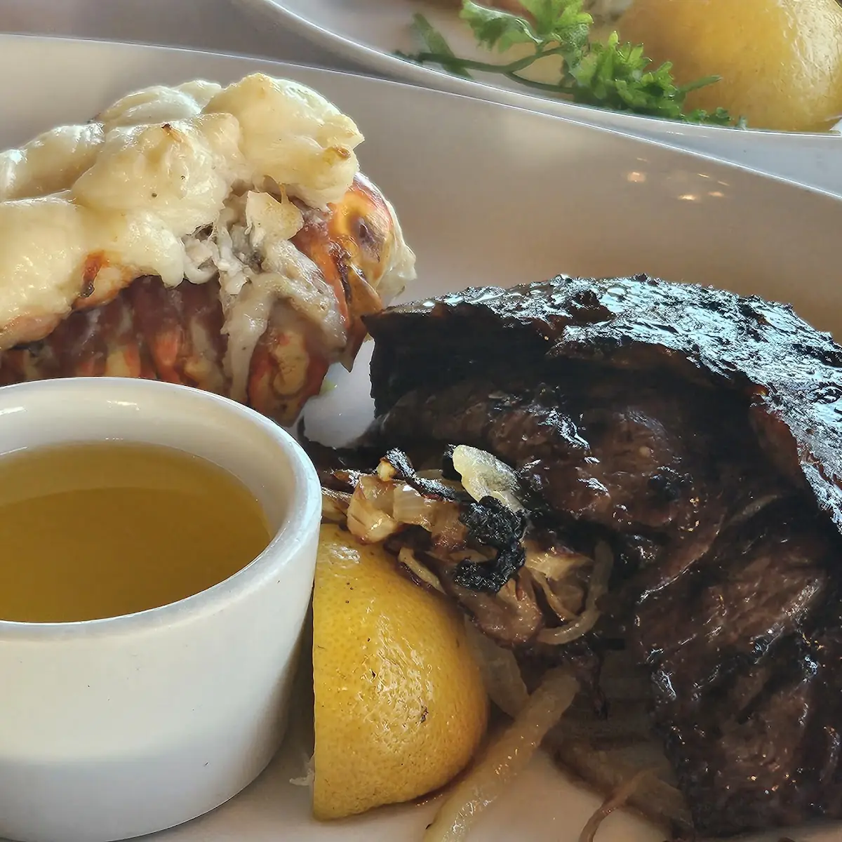Steak and Lobster Tail