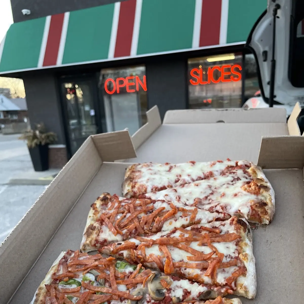 Windsor Pizza, Antonino’s Original Pizza–Riverside
