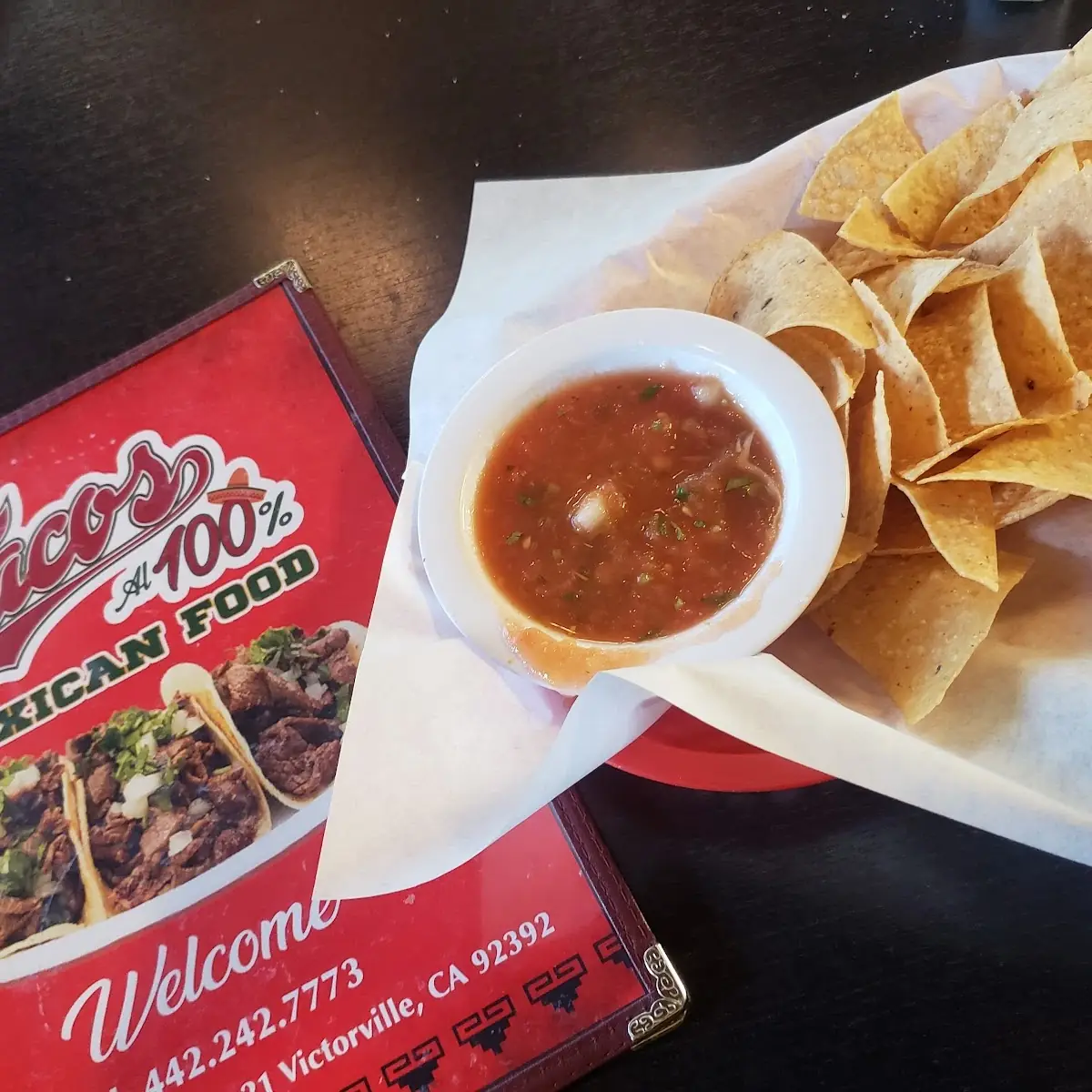 Complimentary Chips and Salsa