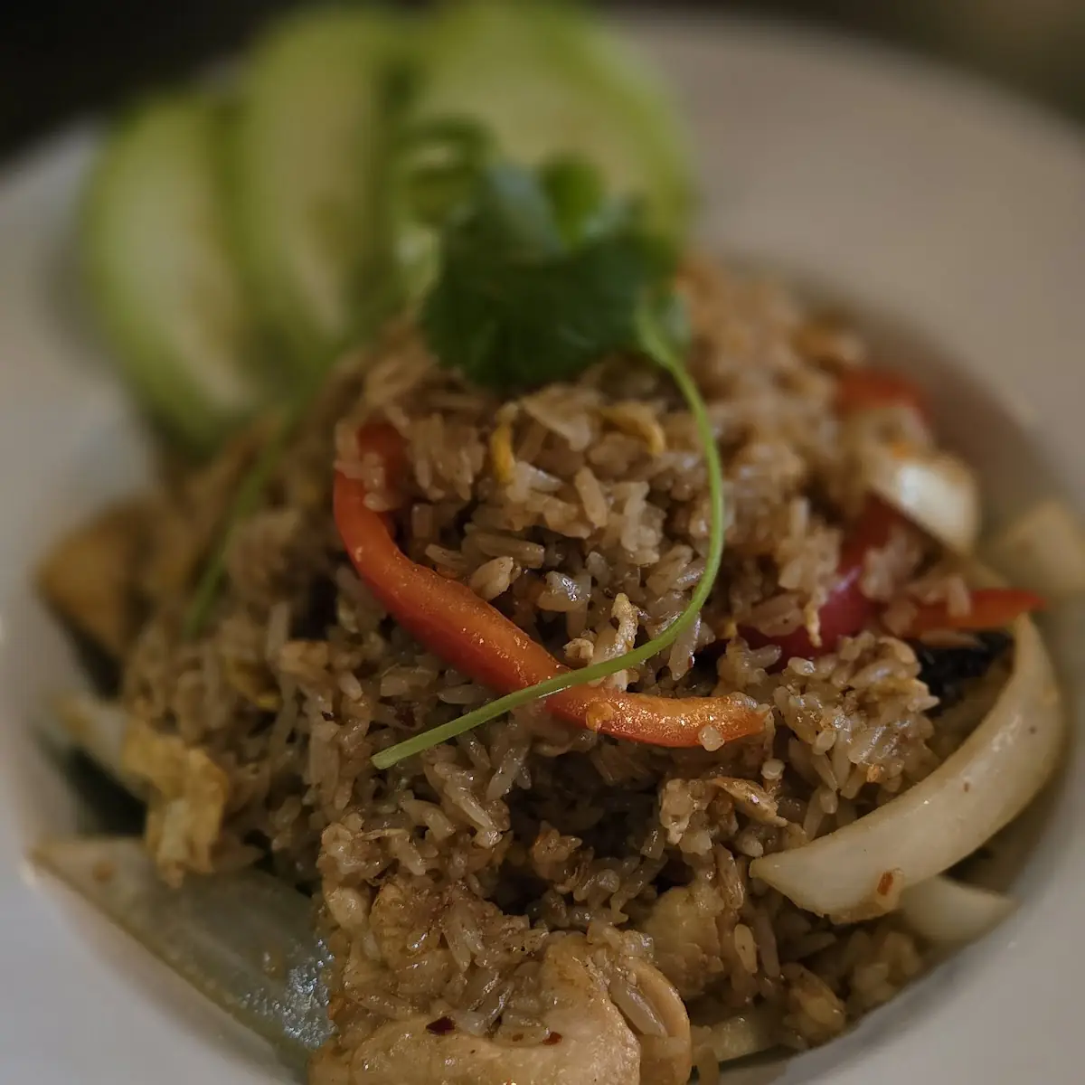Spicy Basil Beef Fried Rice