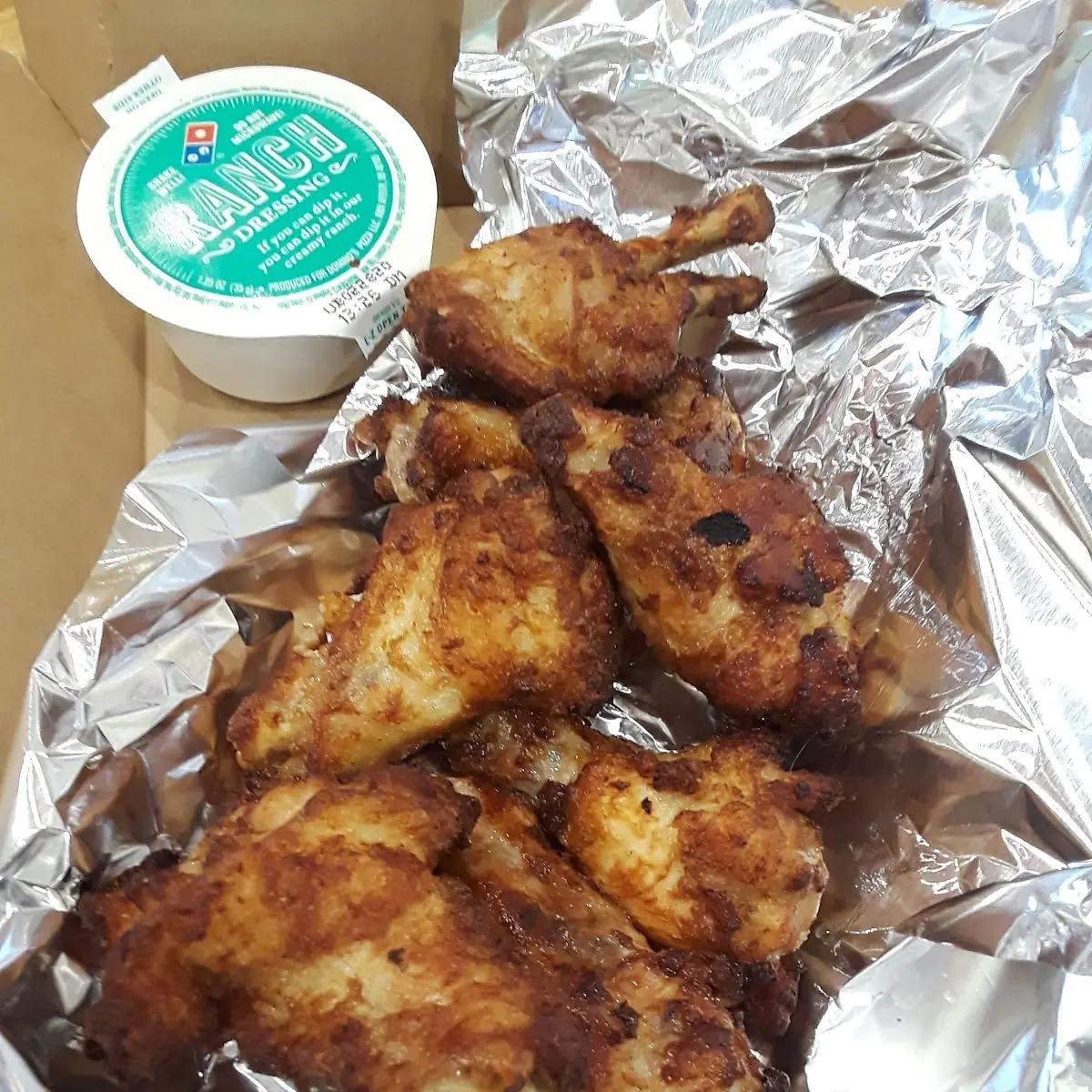 8 Piece Plain Chicken Wings