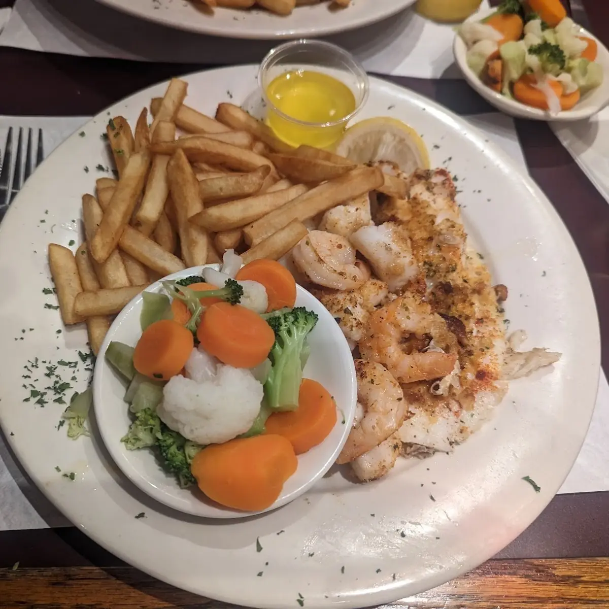 Broiled Seafood Plate