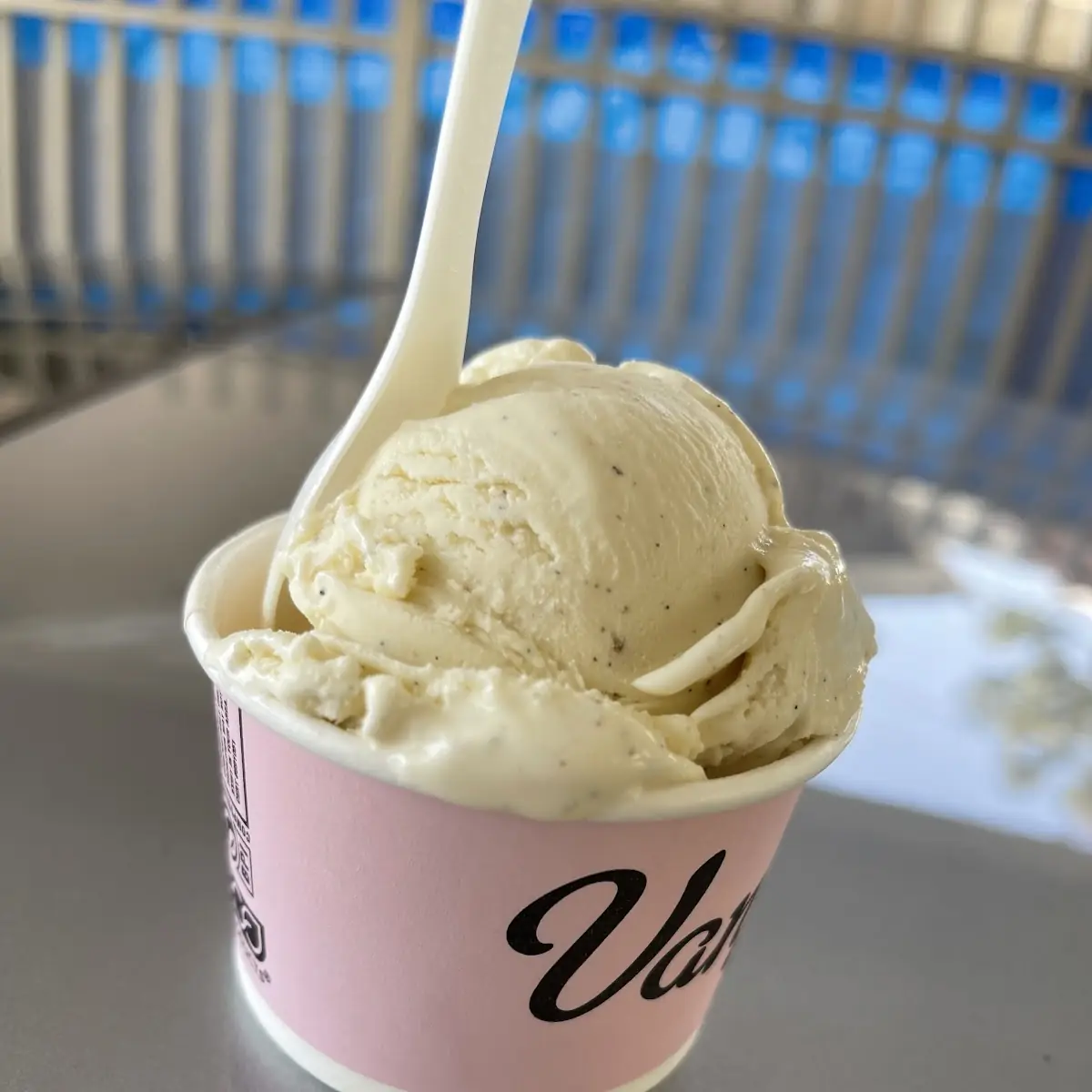 Scoop of Vanilla Ice Cream