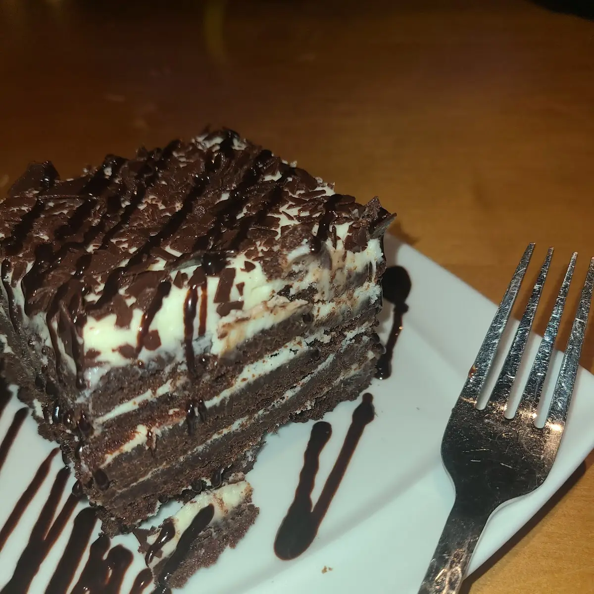 Chocolate Brownie Lasagna