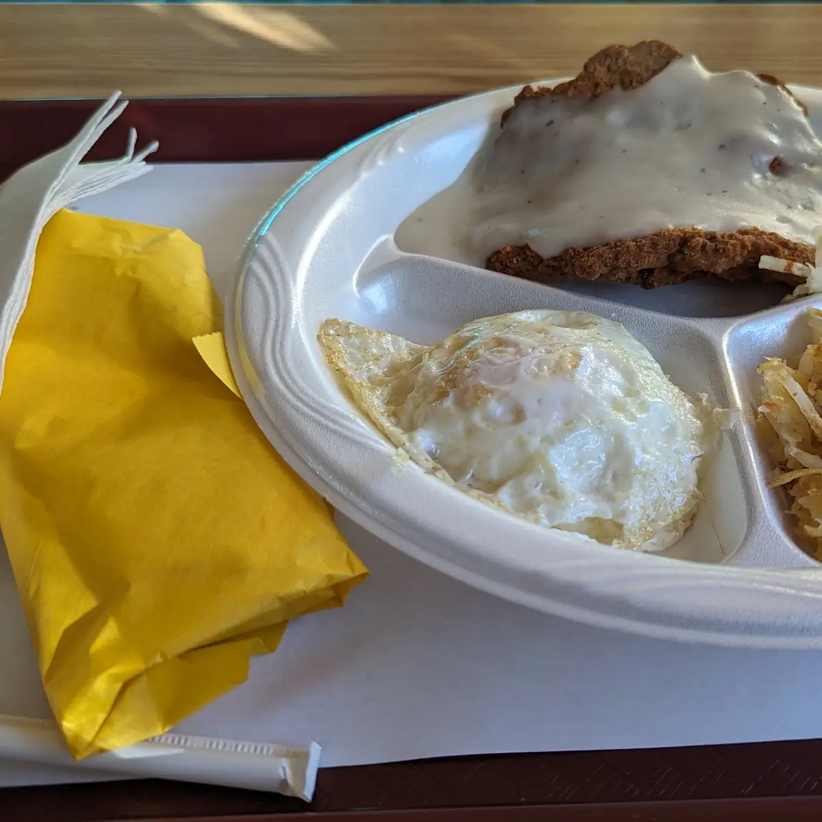 Chicken Fried Steak Breakfast